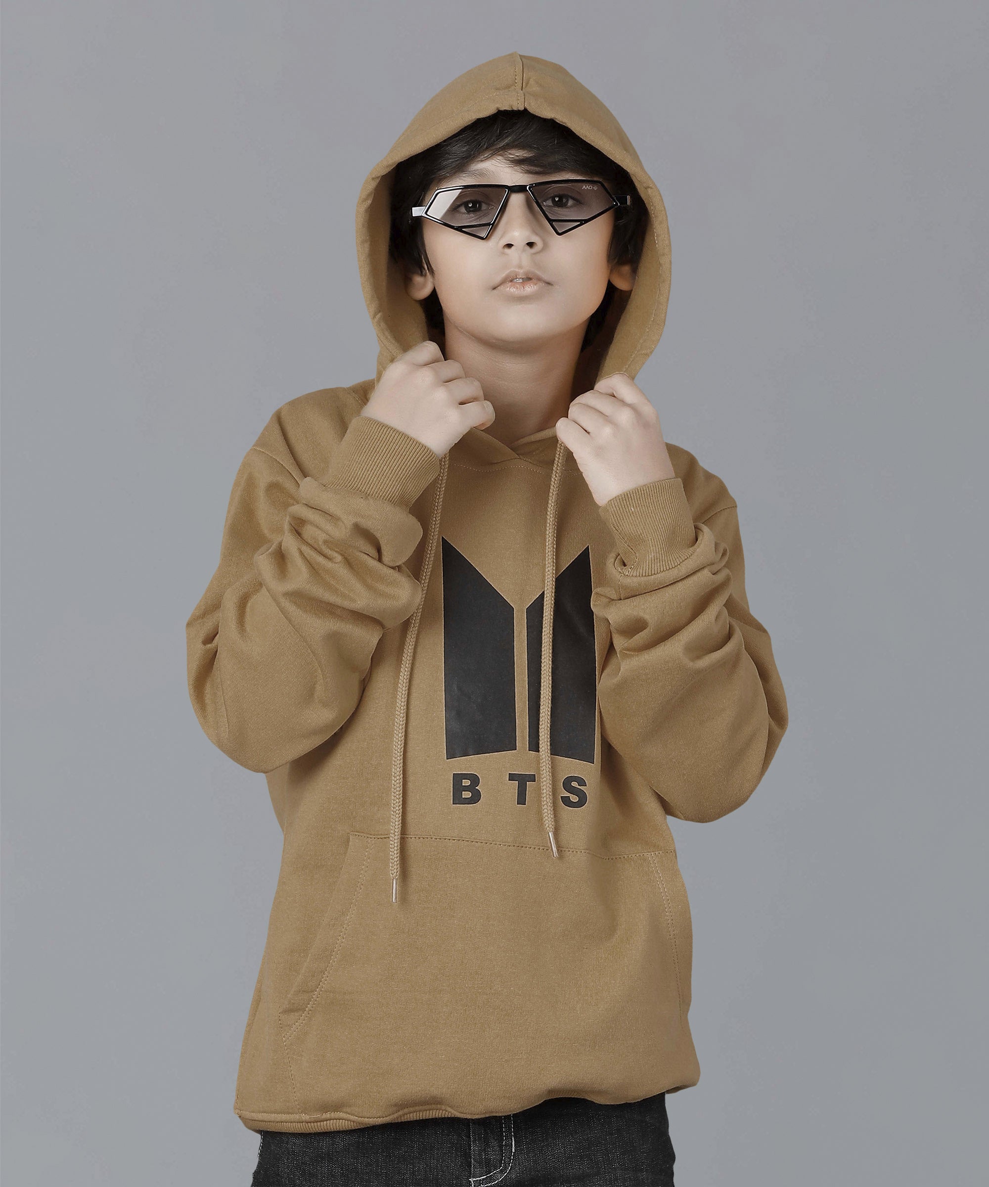 Boys BTS Hoodie | Coffee