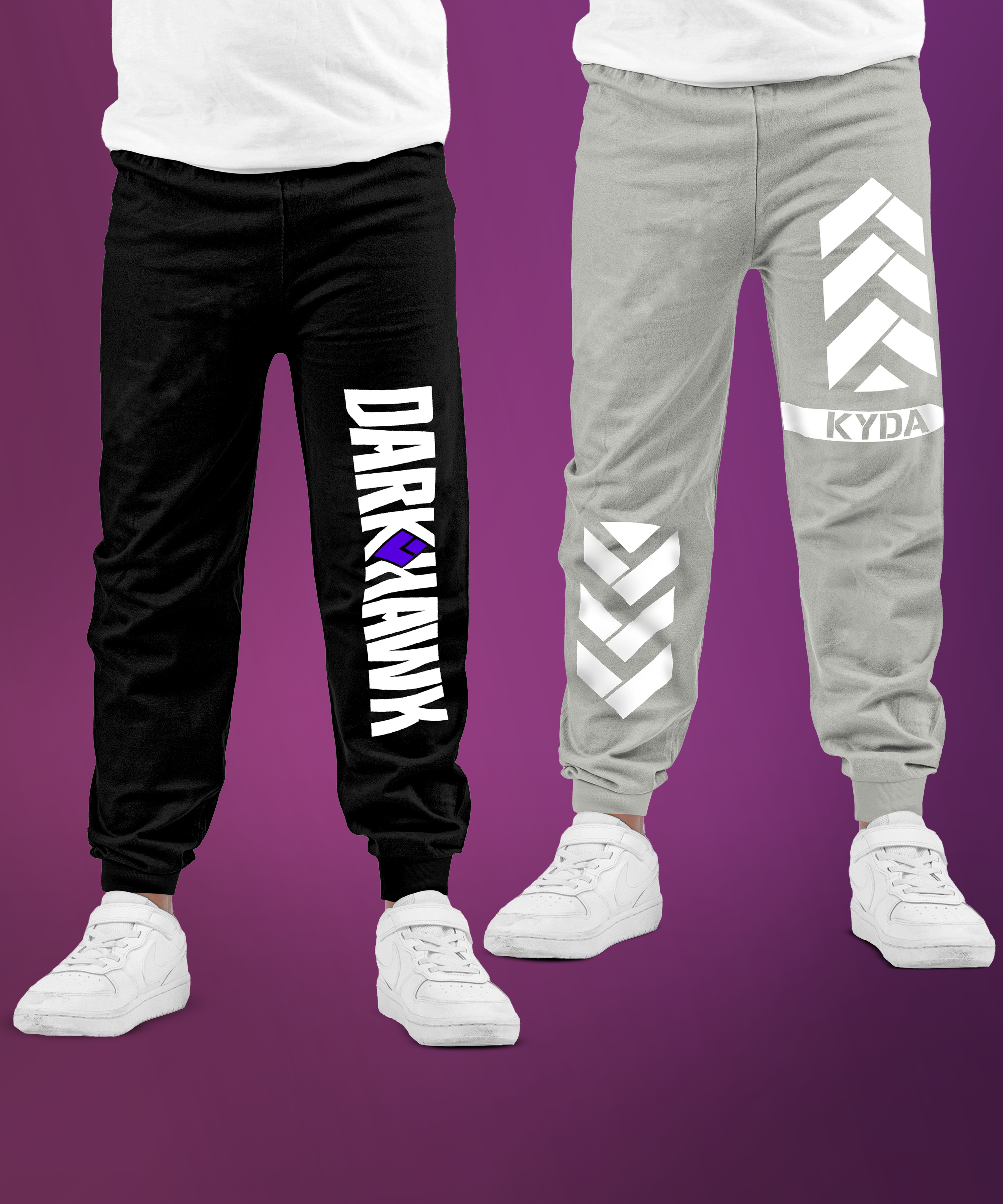 Dark Hawk | Boys Printed Trousers (Pack of 2)