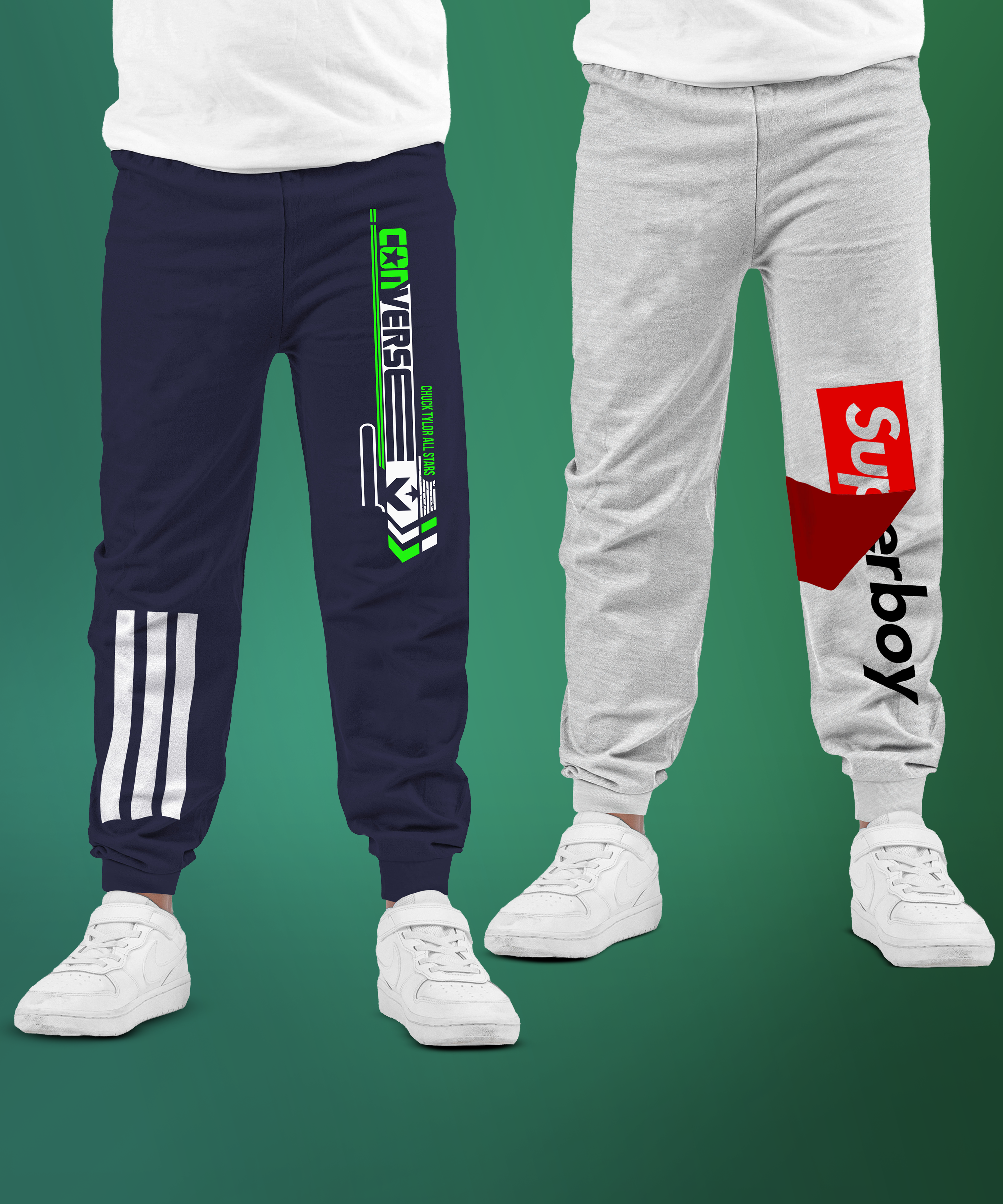 Super Boy | Boys Printed Trousers (Pack of 2)