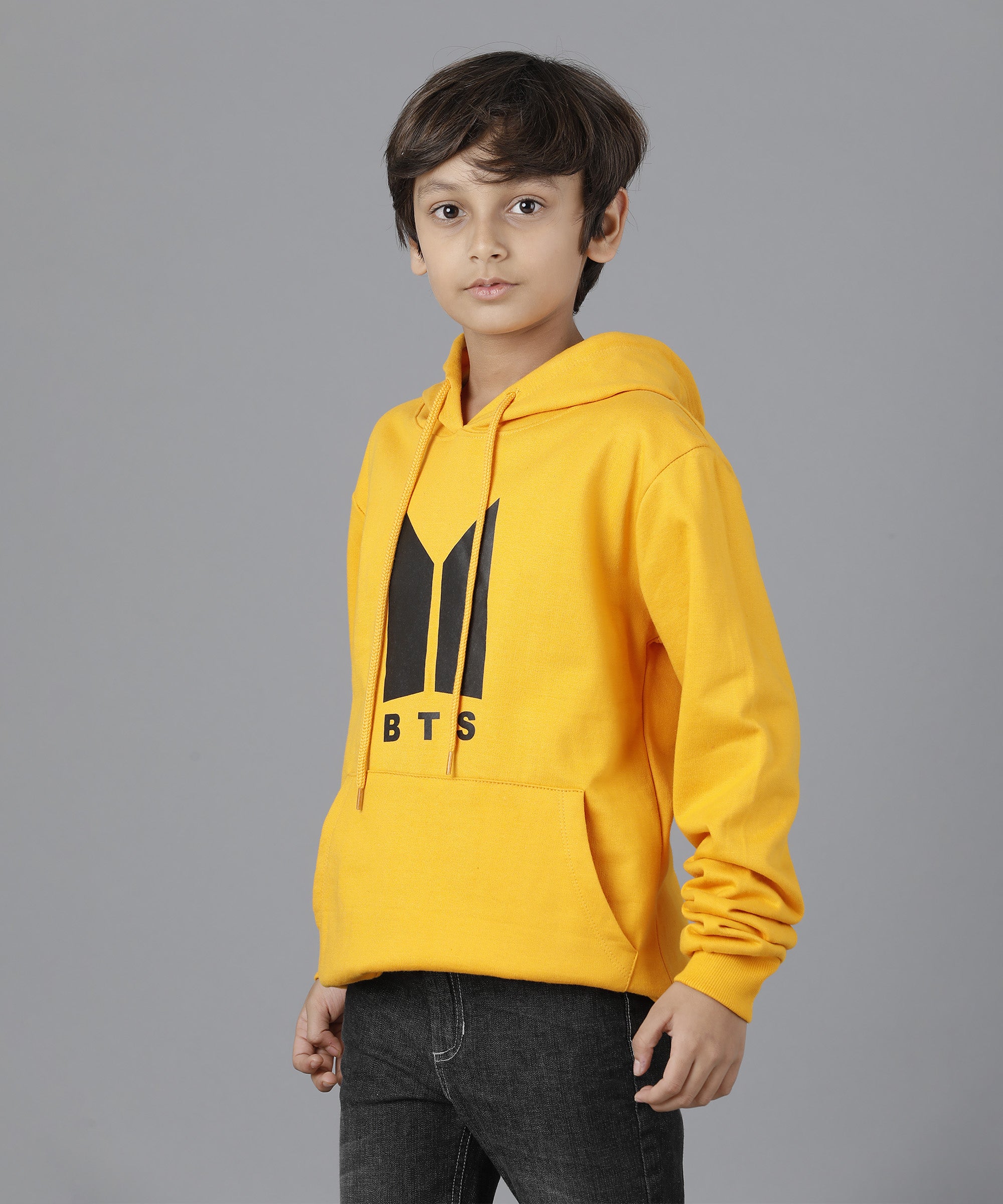 Boys BTS Hoodie | Yellow