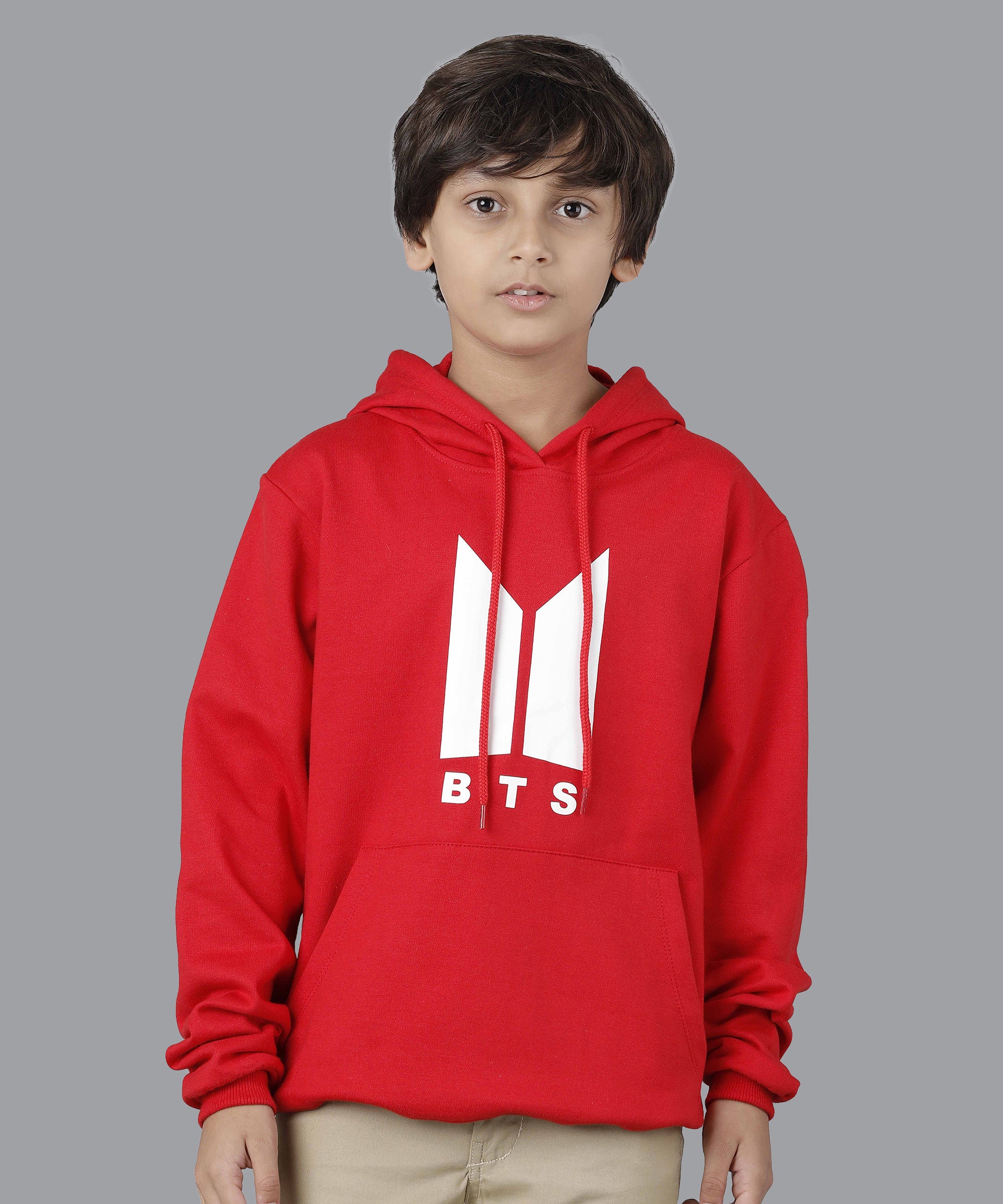 Boys BTS Hoodie | Red