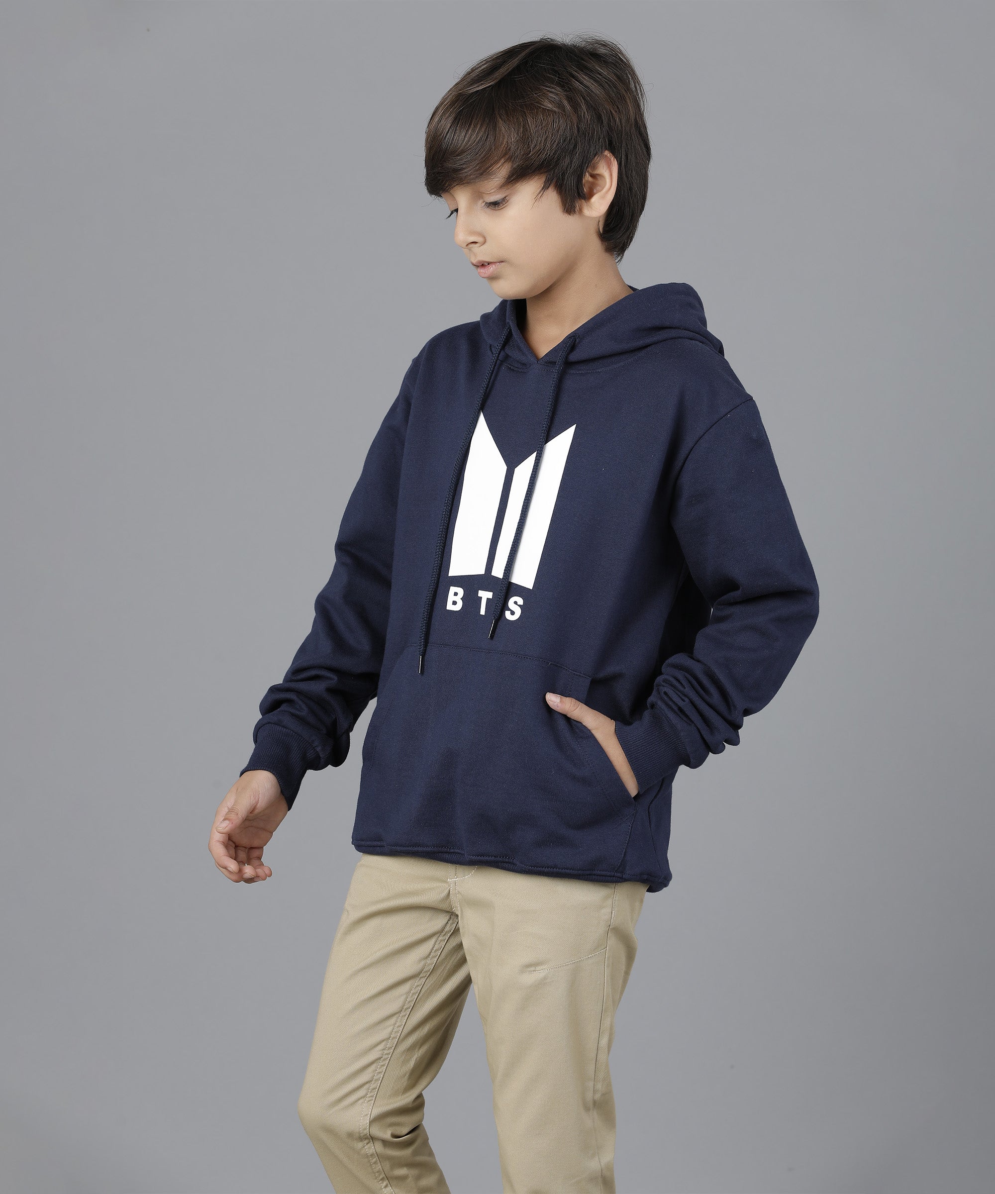 Boys BTS Hoodie | Navy
