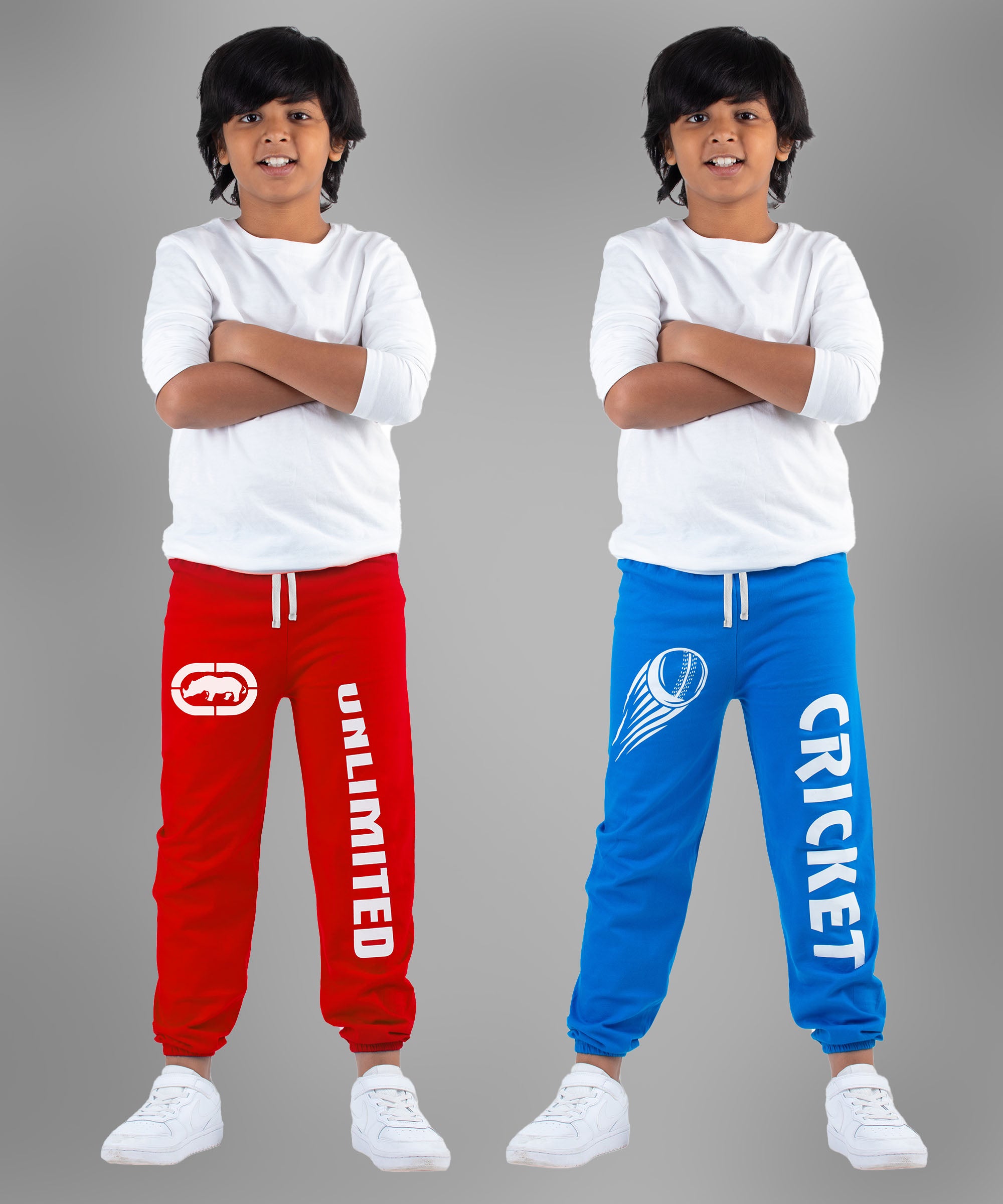 Cricket | Boys Printed Trousers (Pack of 2)