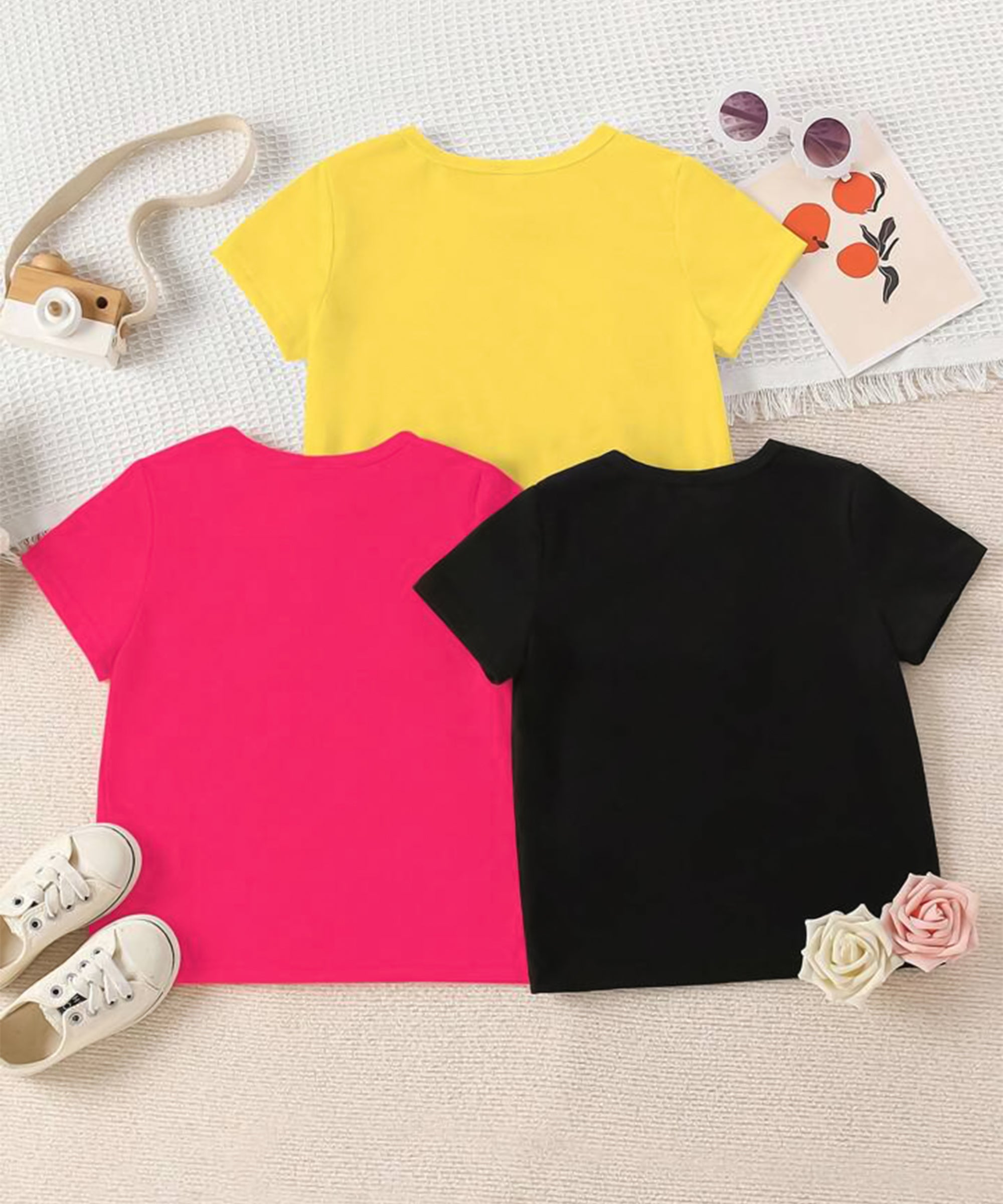 Girls Pure Cotton Printed T-shirt