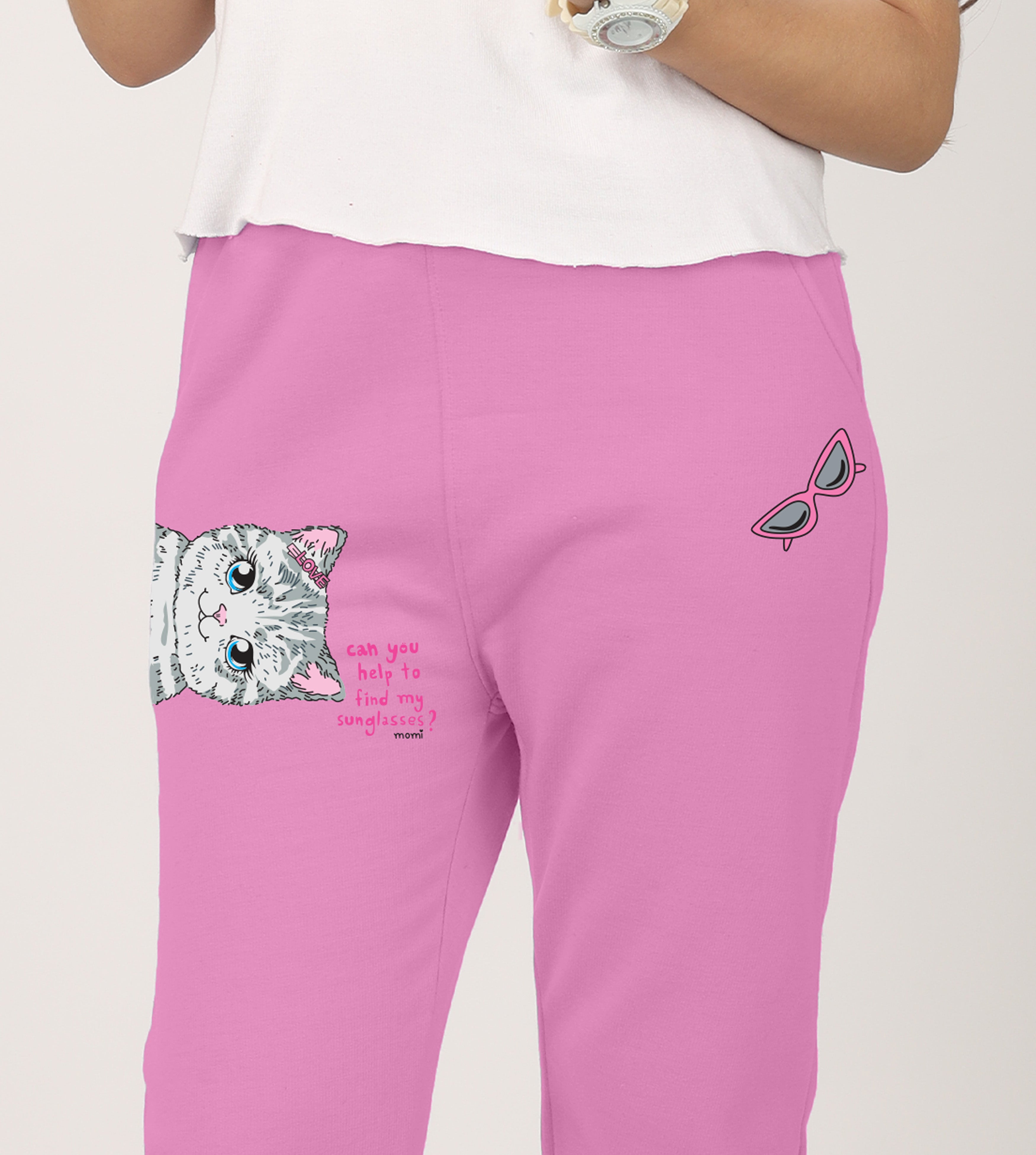 Printed Premium Trouser | Pink