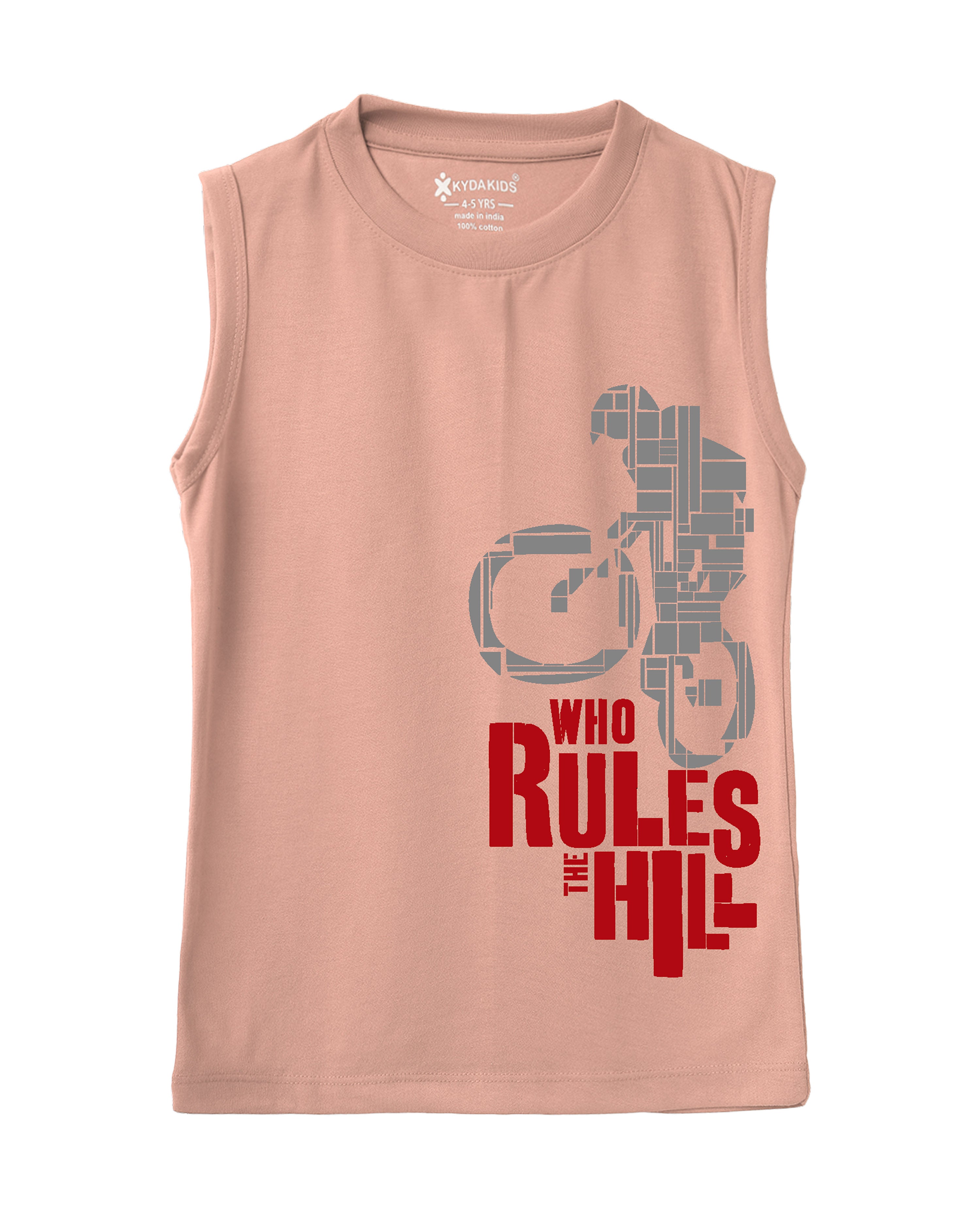 Premium Cotton Printed Vests for Boys | Regular Fit | Pack of 5