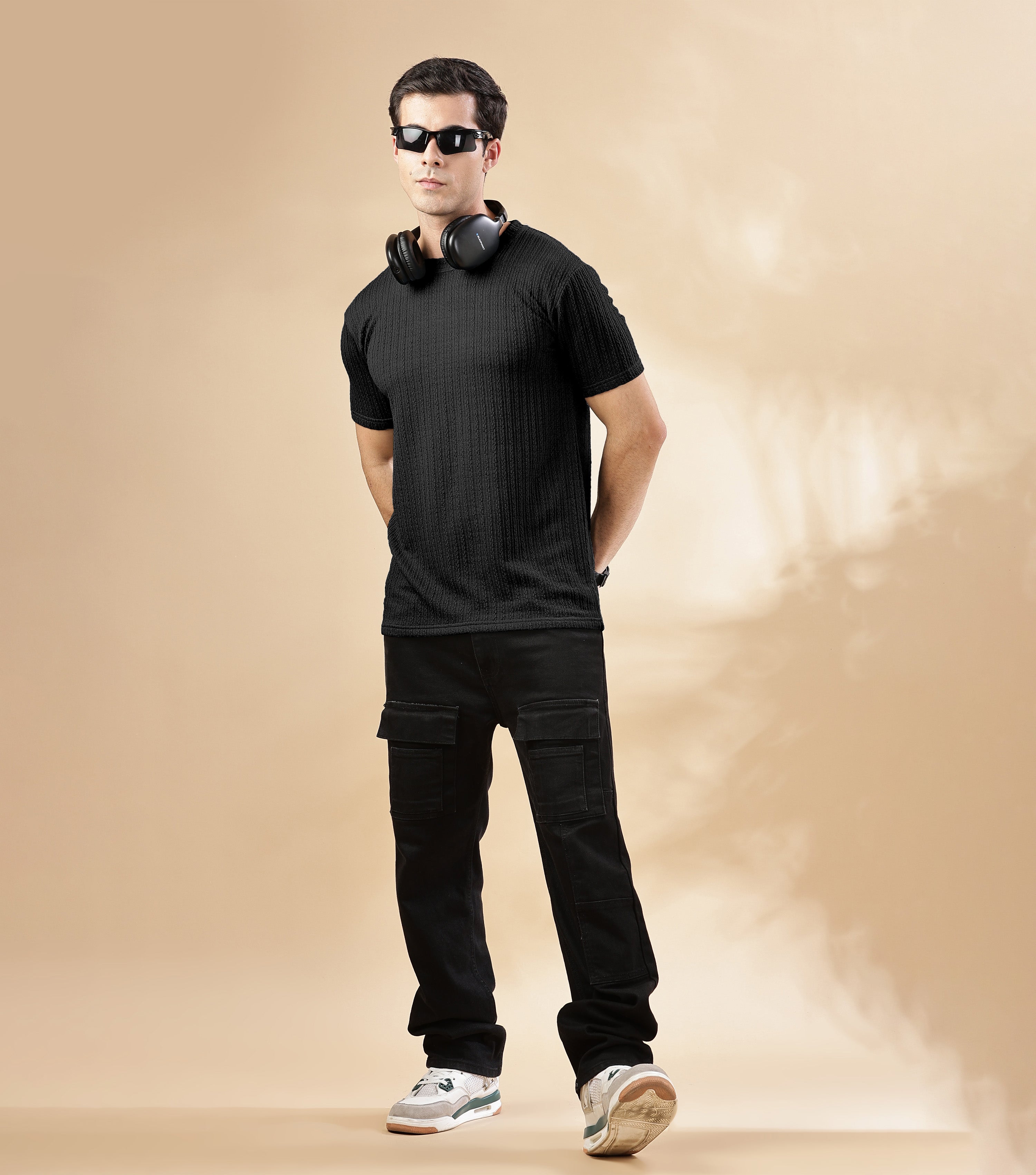 Textured T-Shirt: Regular fit
