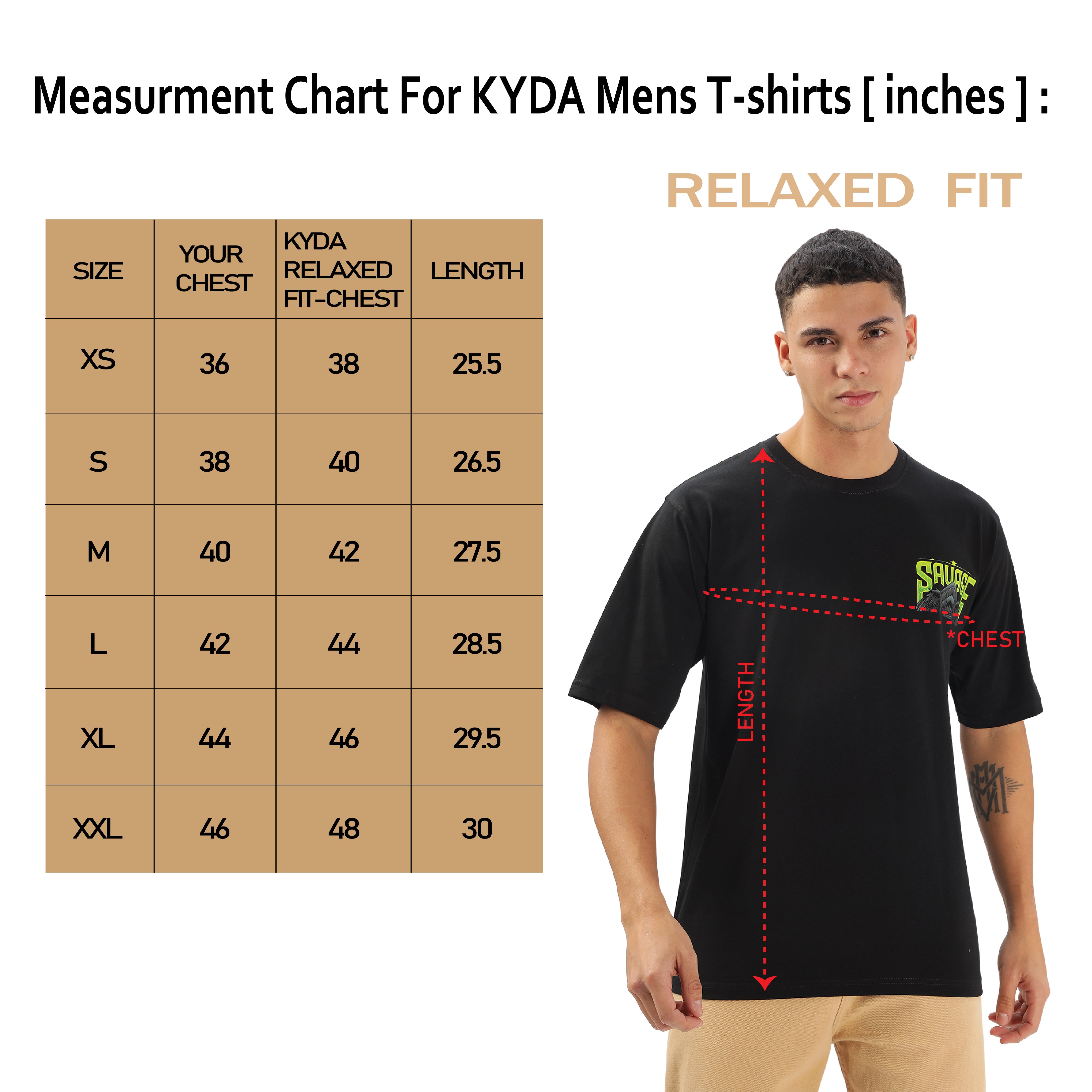 SAVAGE | Men's Oversized T-shirt