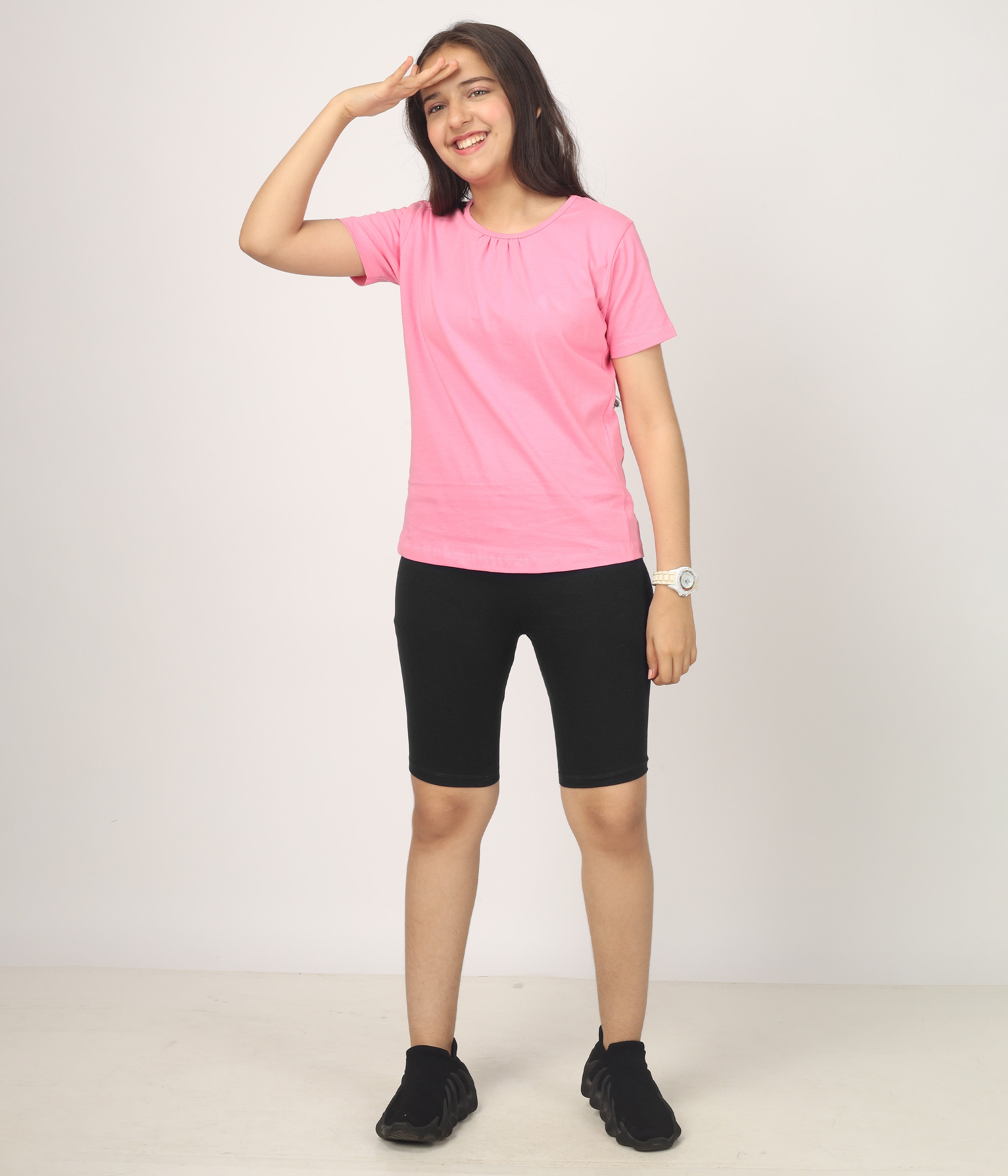 Girls Cycling Shorts | Active Wear (Pack of 2)