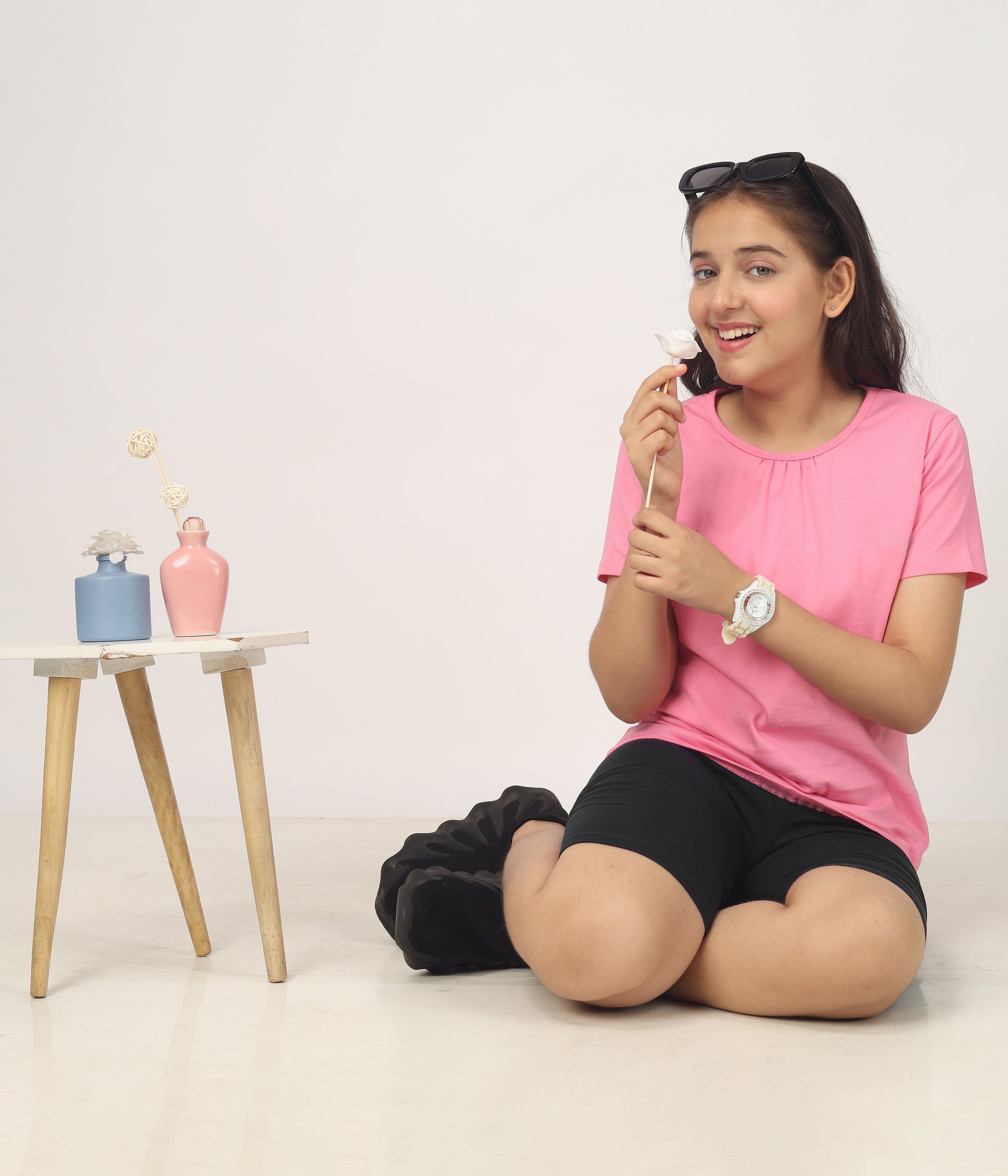 Girls Cycling Shorts | Active Wear (Pack of 2)