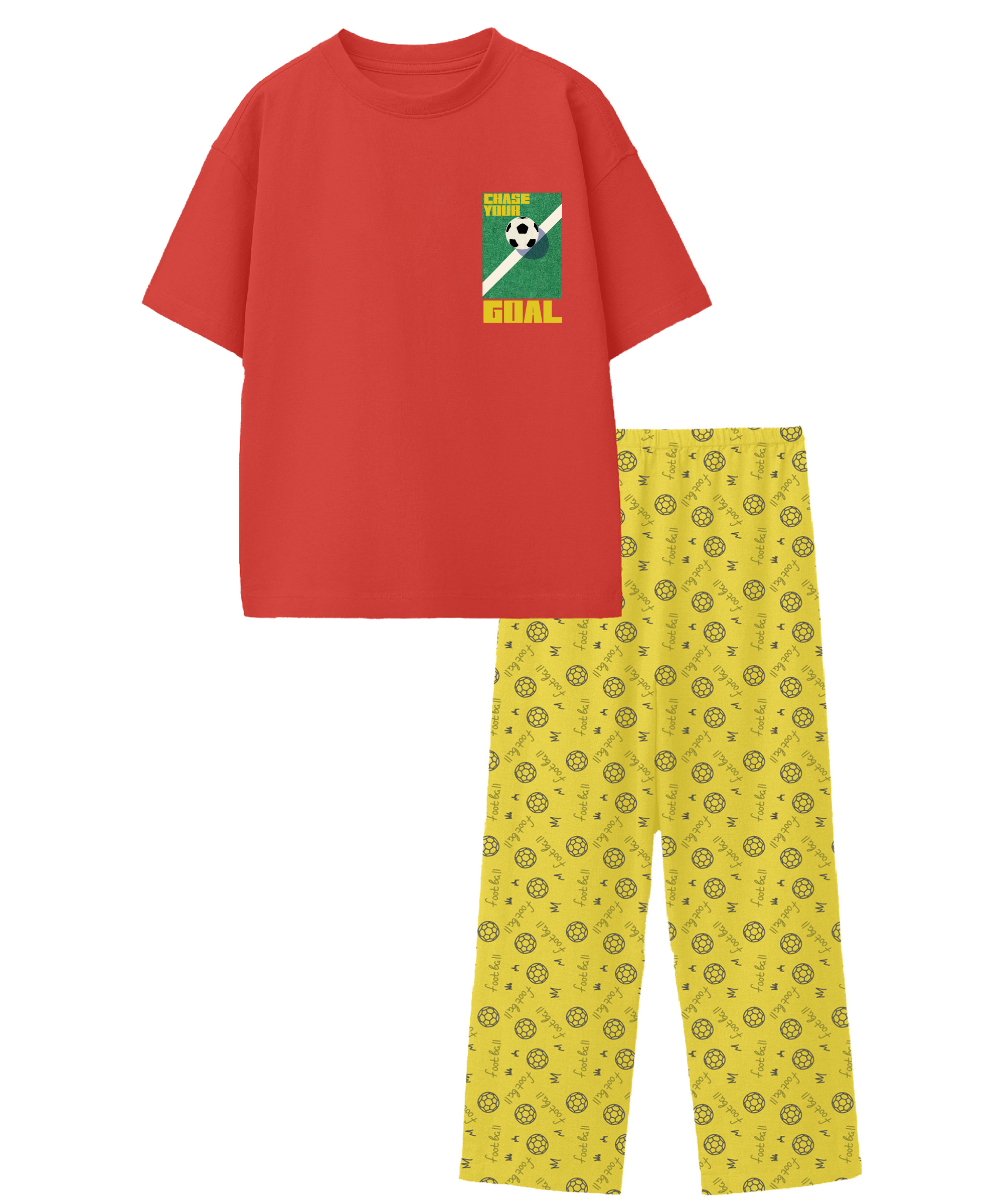 Boys Premium Printed Cotton Co-Ord Set