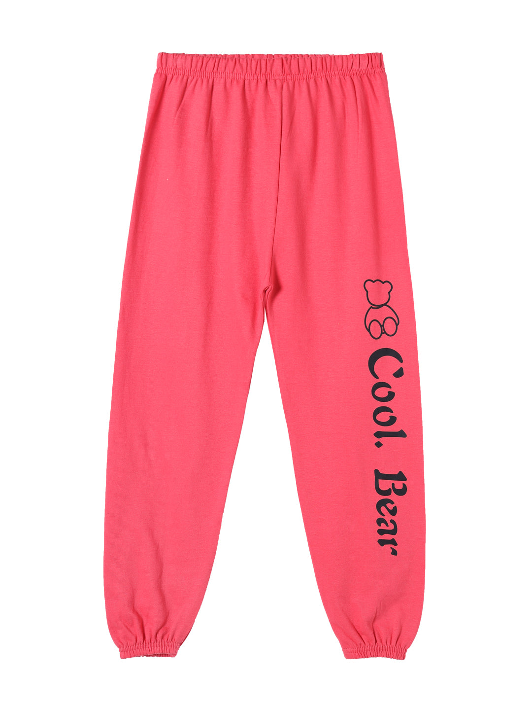 Girls Cotton Printed Cuffed Ankle Track Pant Multicolor- C2 (Pack of 3)