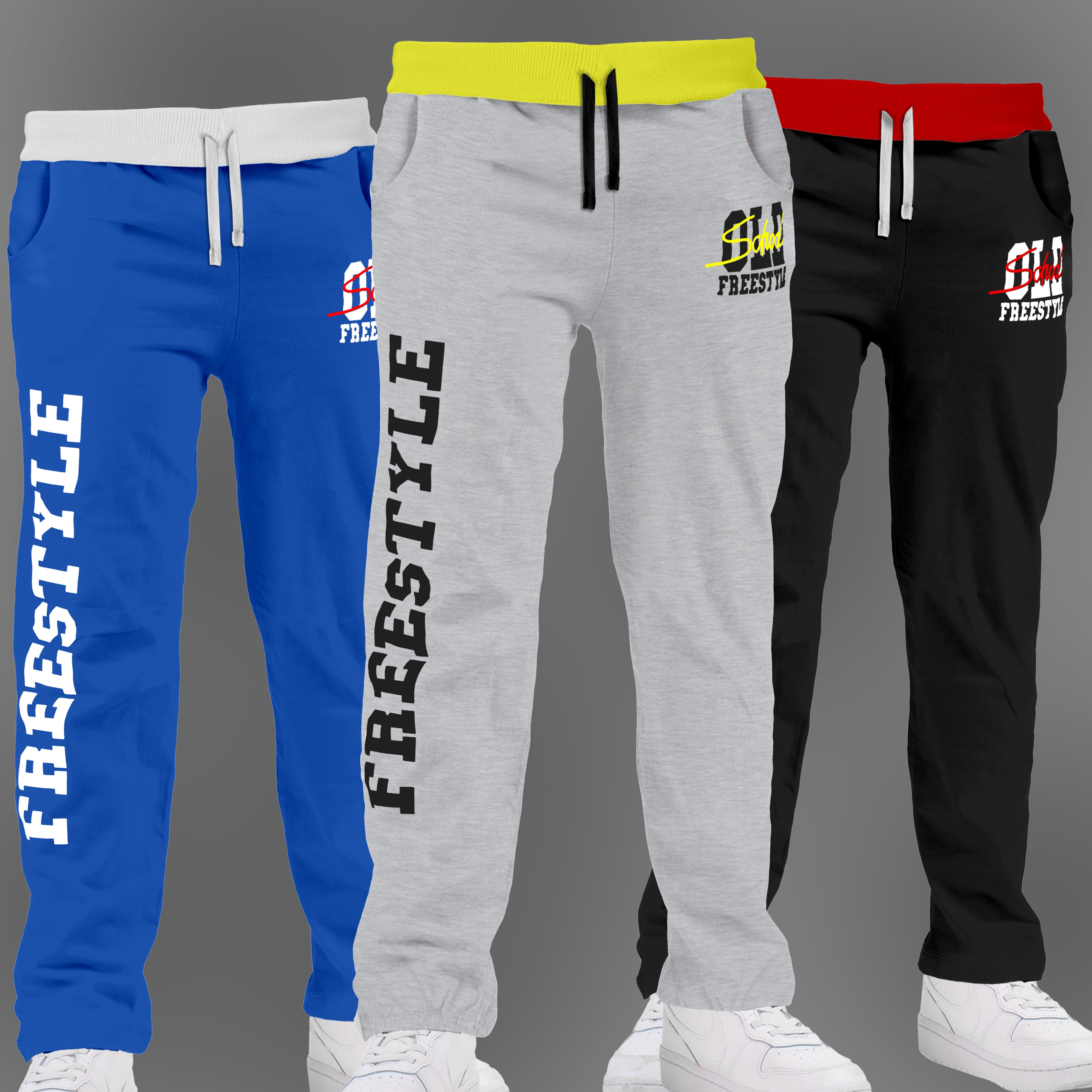 Cotton Printed Regular Fit Track Pant for Boys (Pack of 3)