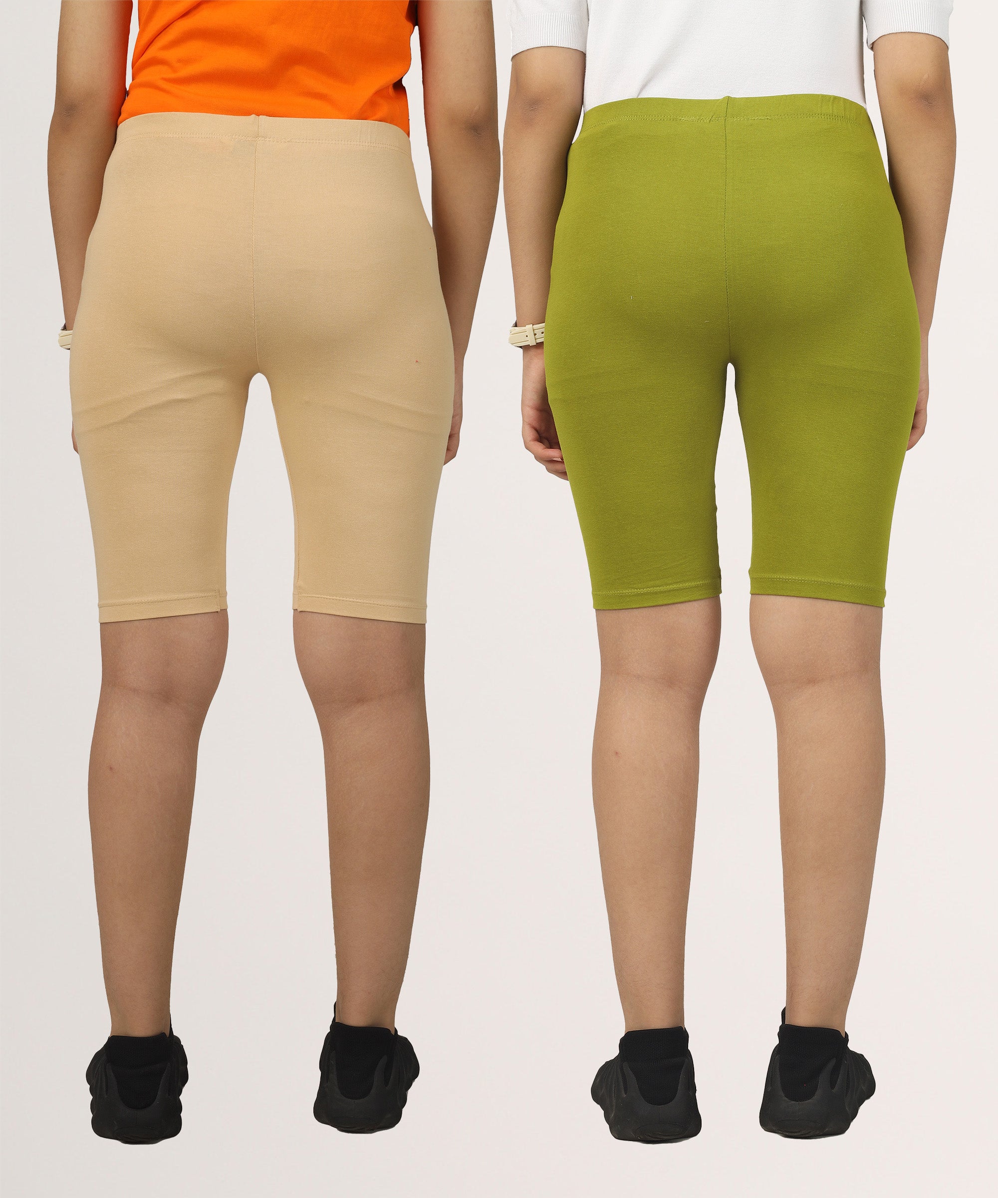 Girls Cycling Shorts | Active Wear (Pack of 2)