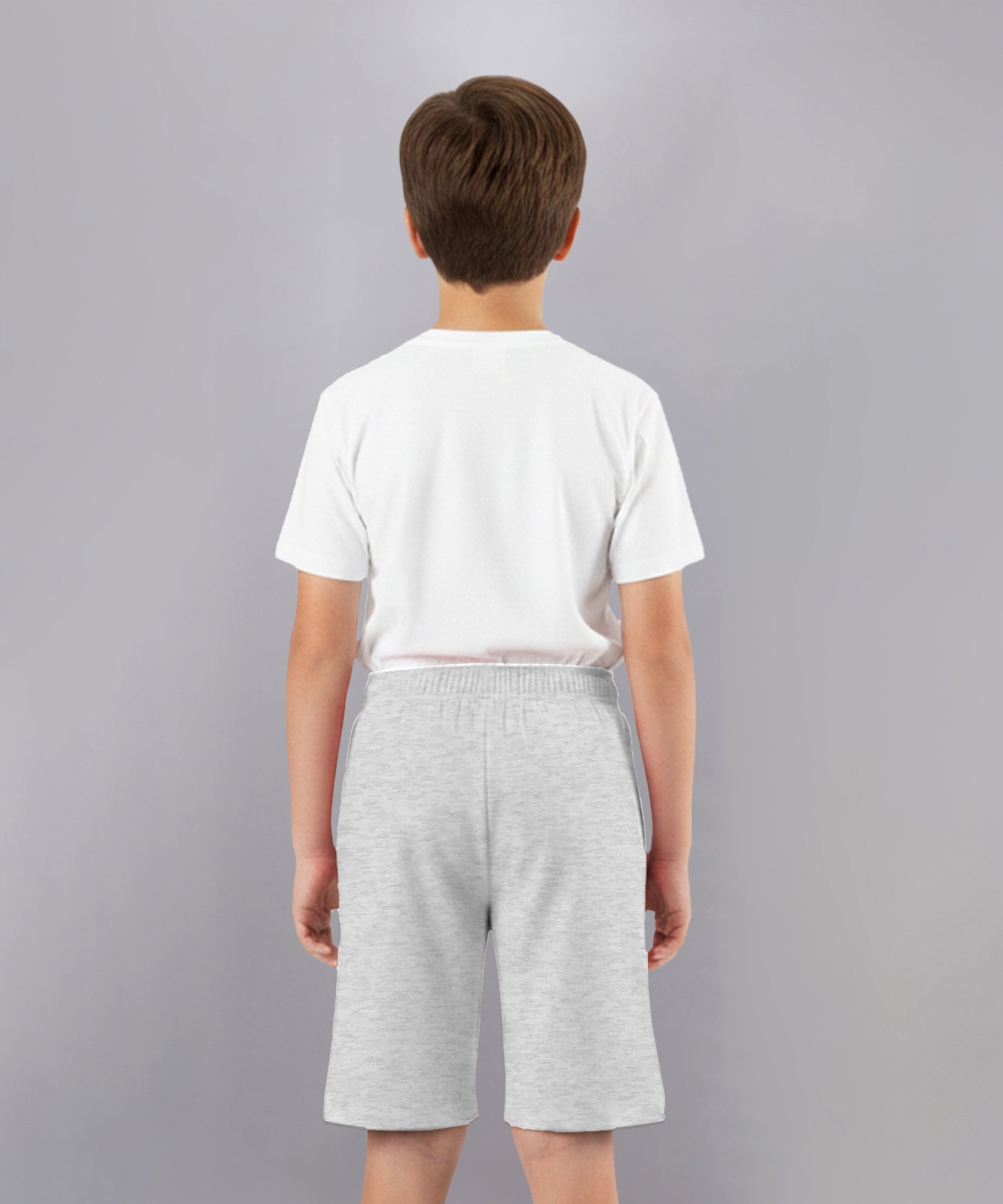 Boys Cotton Printed Bermuda USSC Shorts