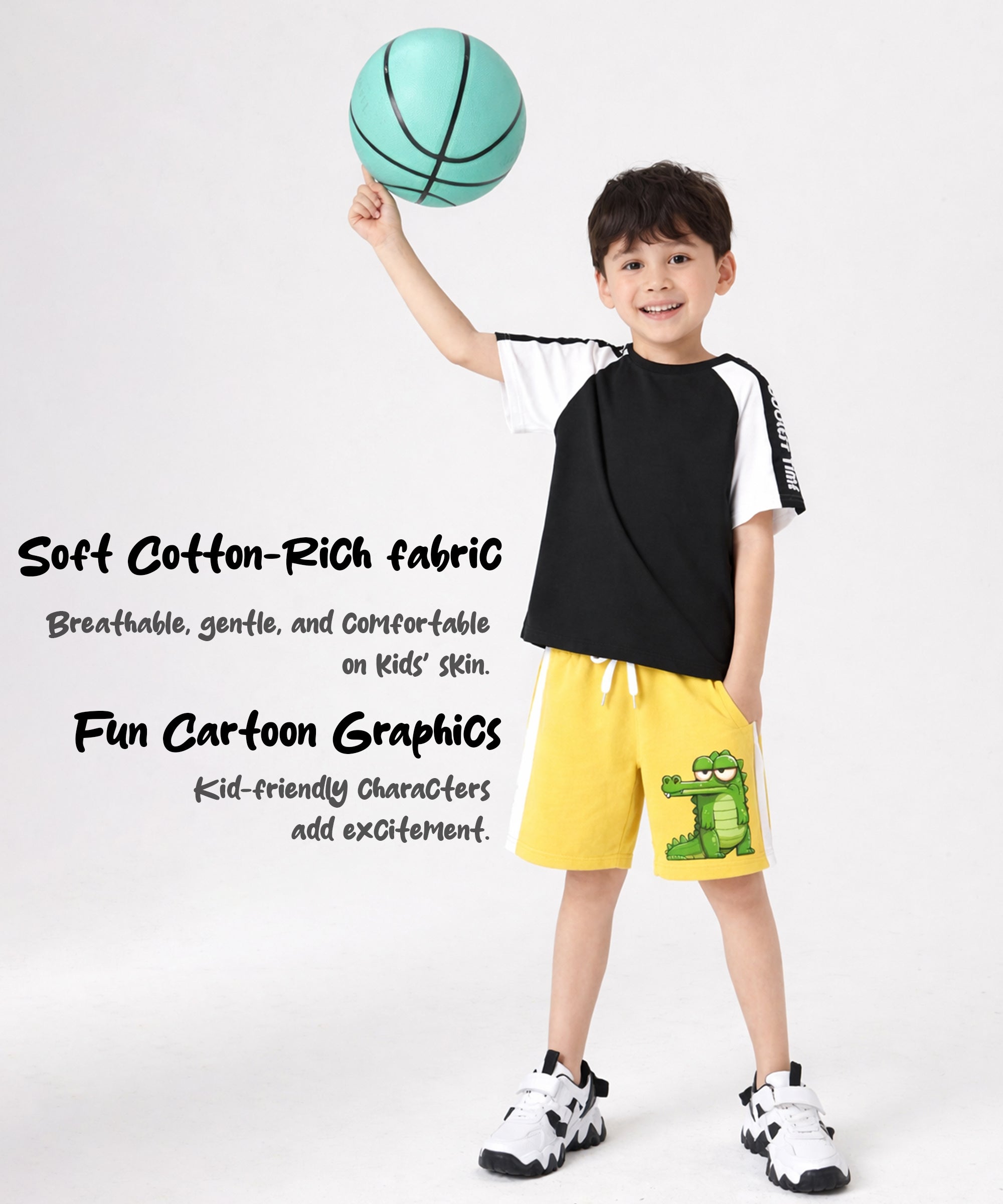 Boys Cotton Premium Printed Shorts | Pack of 3