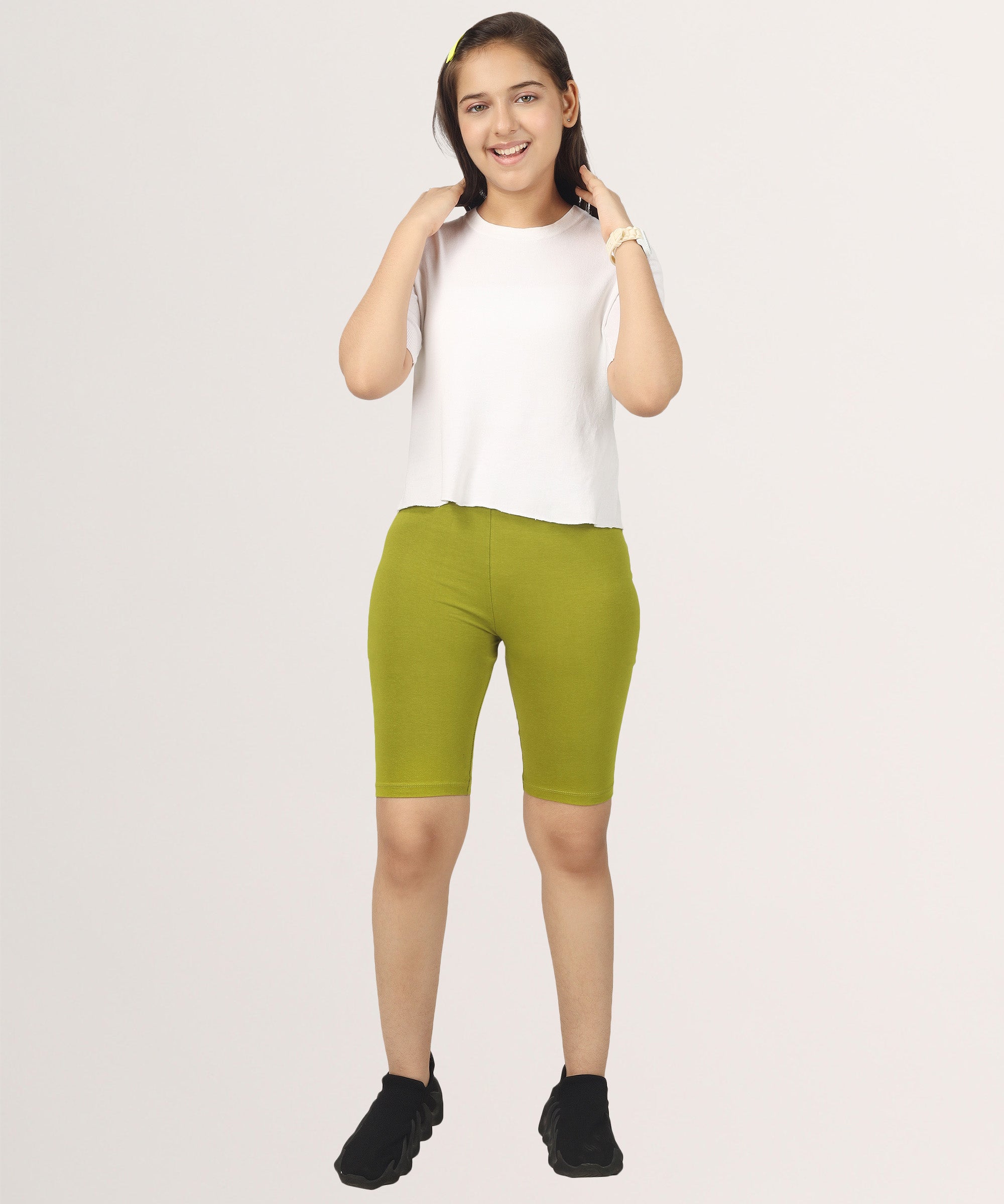 Girls Cycling Shorts | Active Wear (Pack of 2)