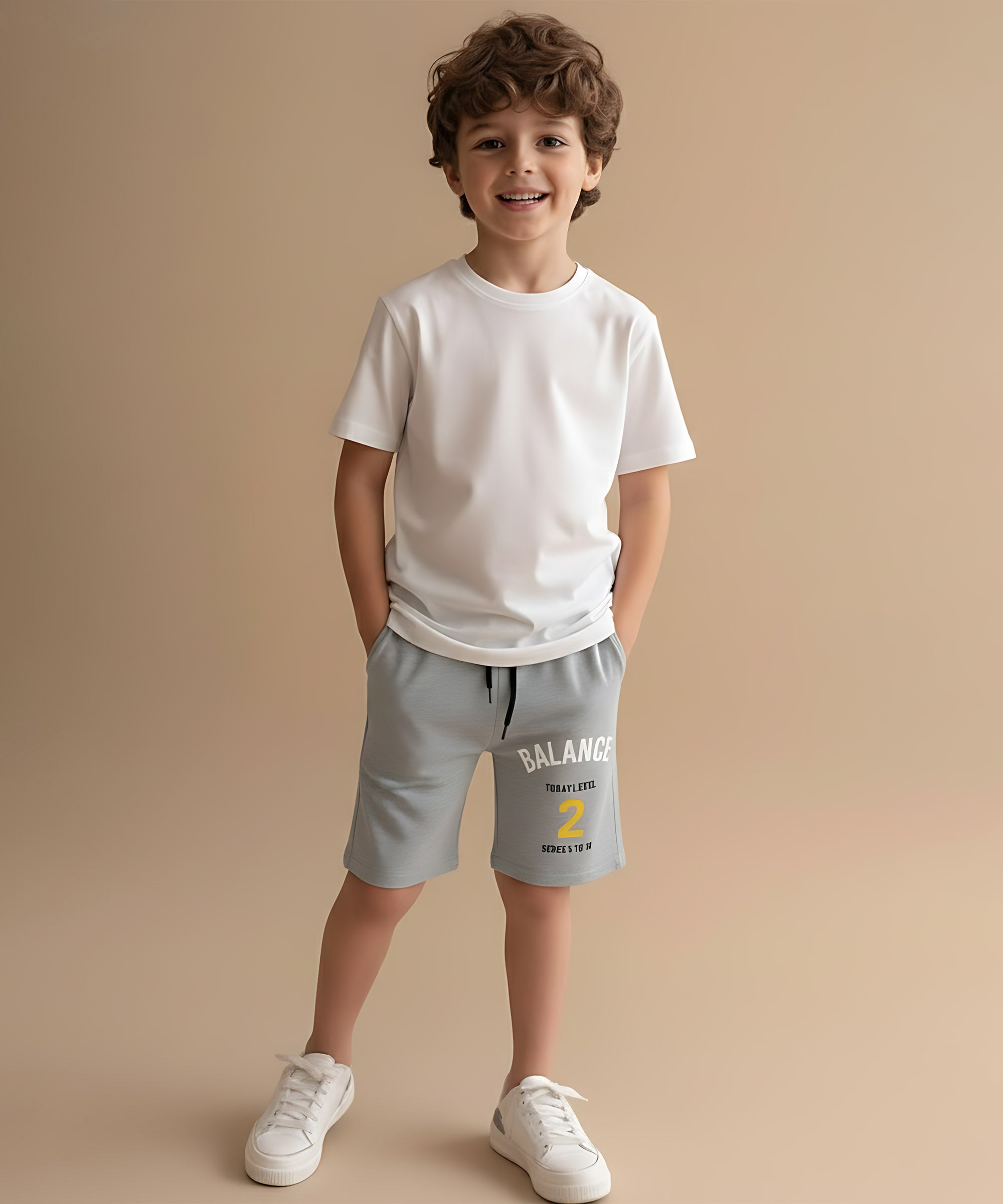 Kids Unisex Multicolor Cotton Printed Regular Fit Shorts (Pack of 3)