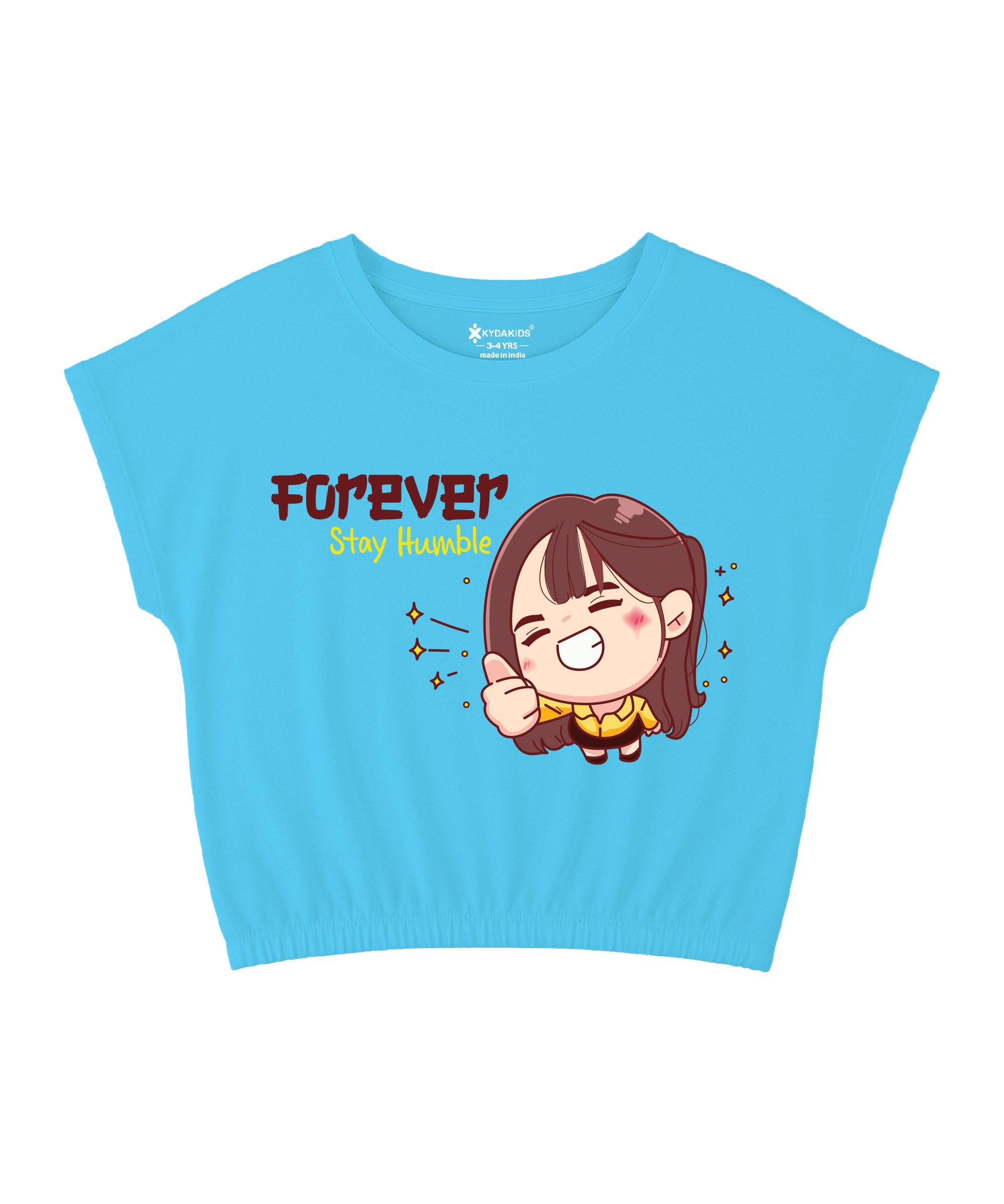 Girls Printed Half Sleeve T-Shirt | Regular Fit - Pack of 3