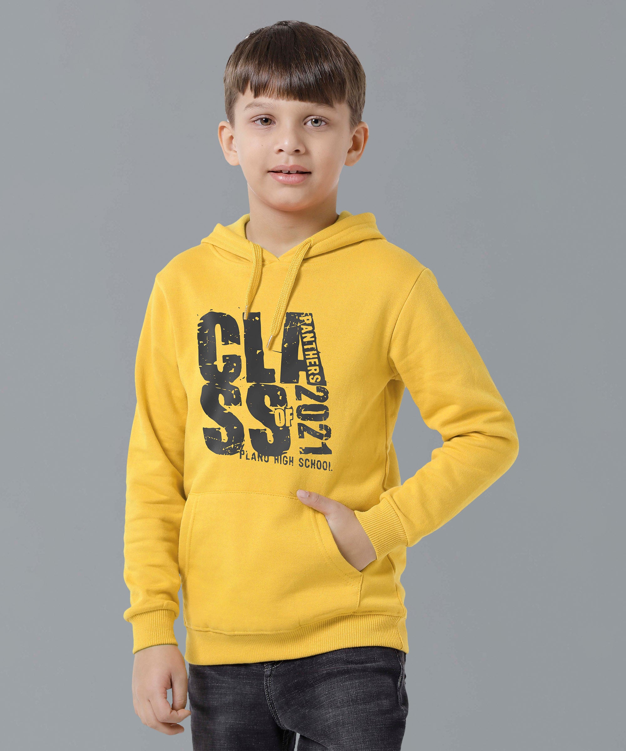 Boys Full-Sleeve Printed Hoodie
