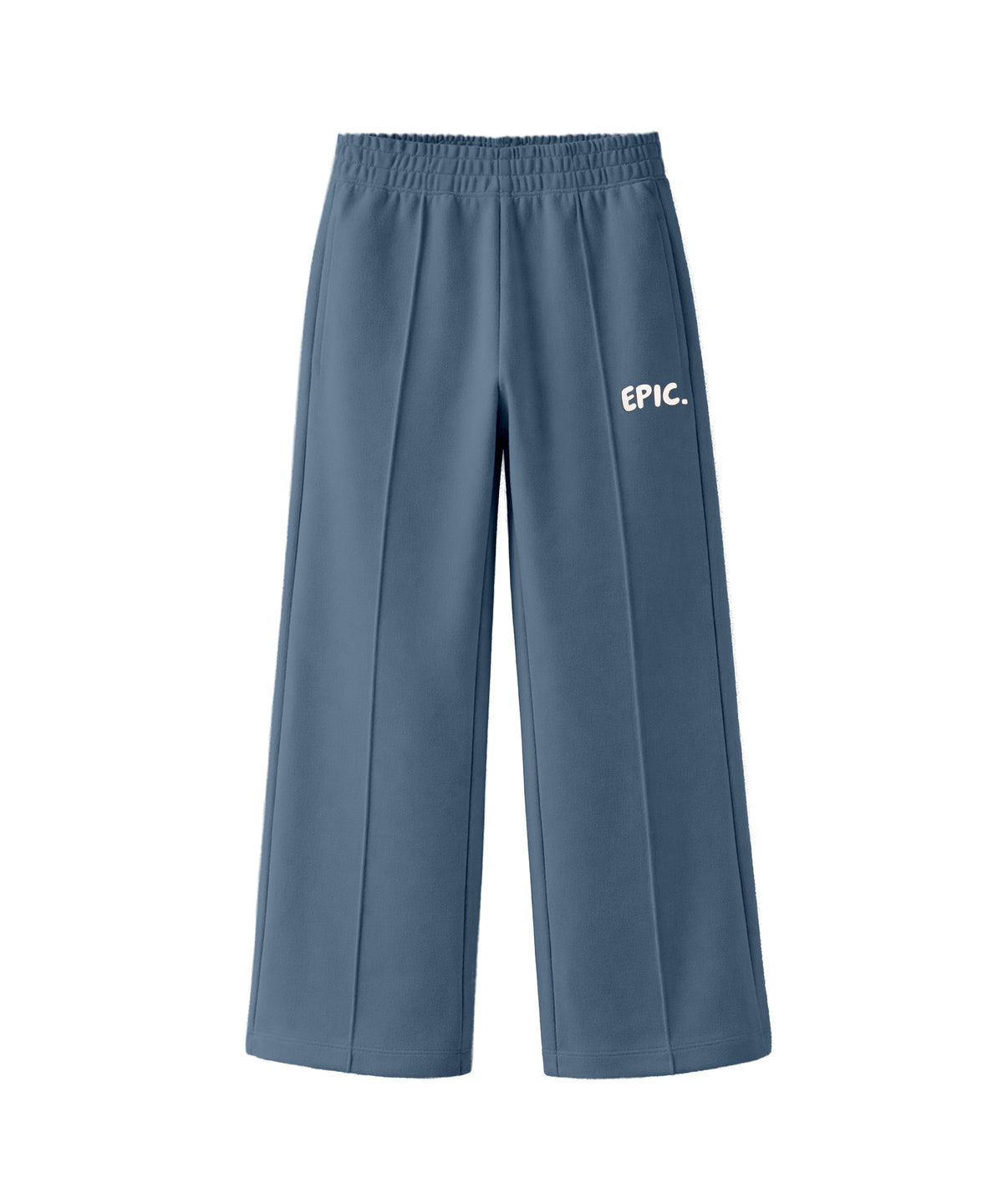 Girls Cotton Premium Solid Wide Leg Track Pants | P1