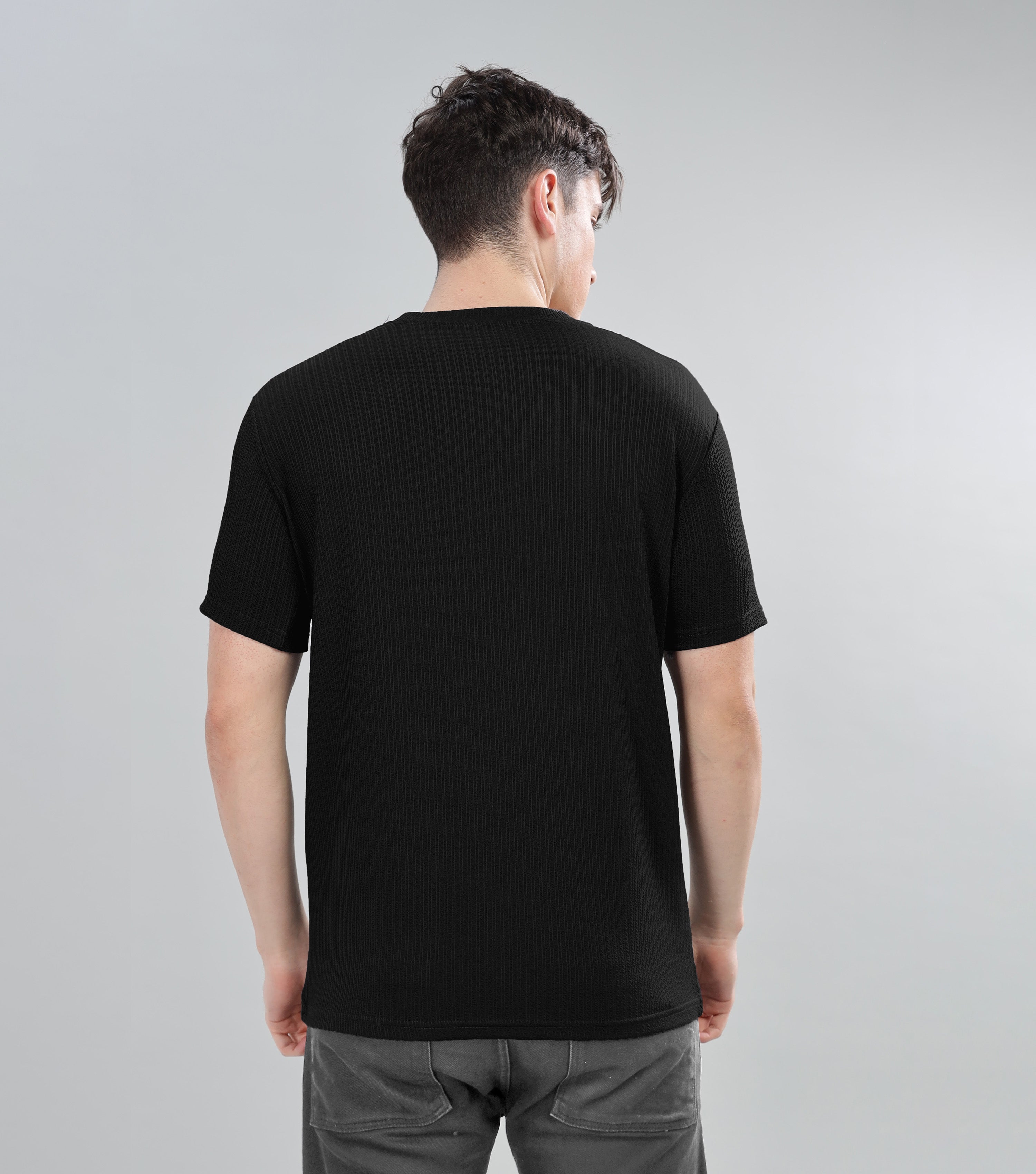 SHODOX®Mens Solid Polycotton Round Neck Half Sleeve Regular fit Tshirt (Pack of 1)