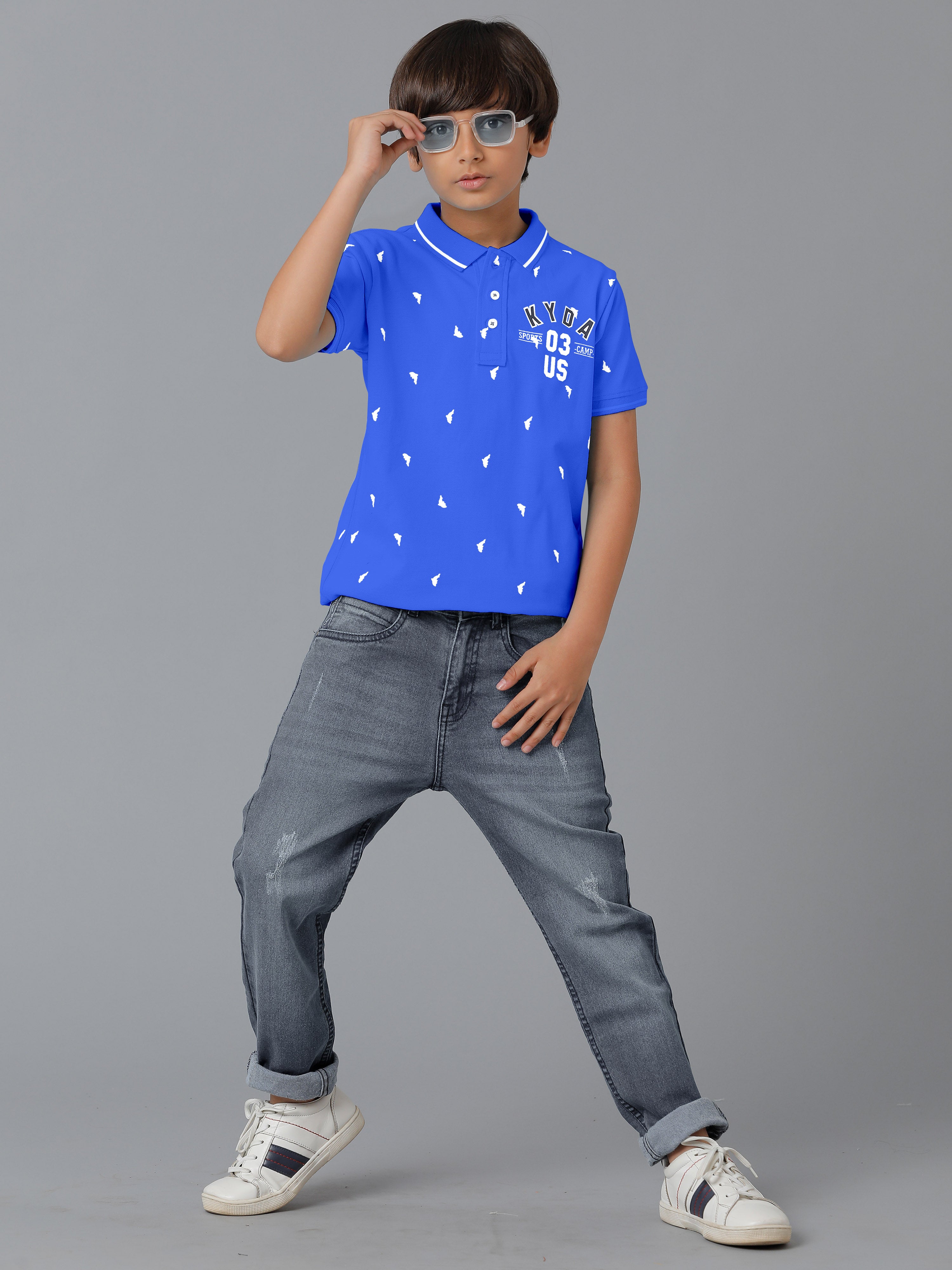 Boys Polo Collar-Shirts | Yellow