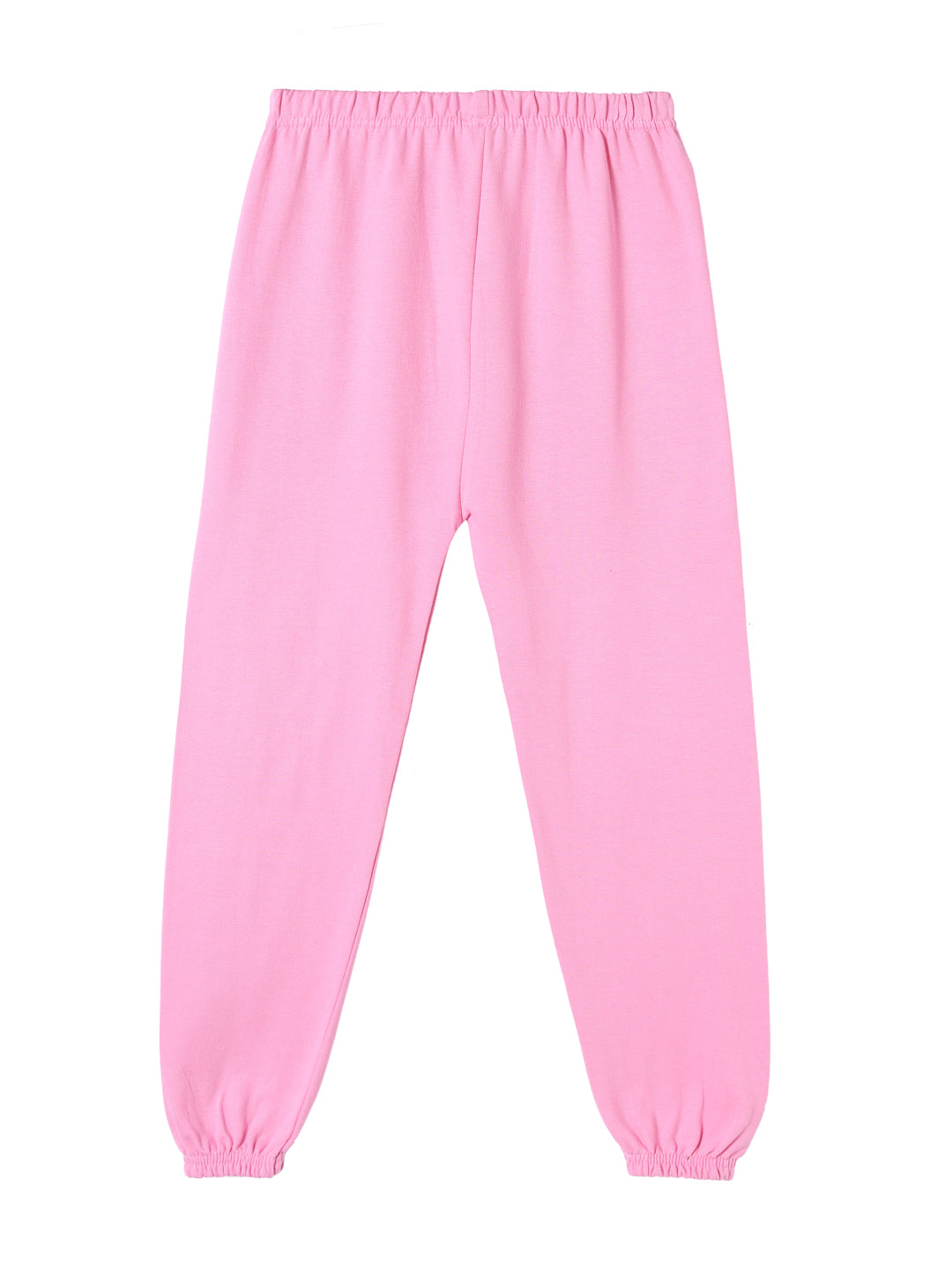 Girls Cotton Printed Cuffed Ankle Track Pant Multicolor- C2 (Pack of 3)
