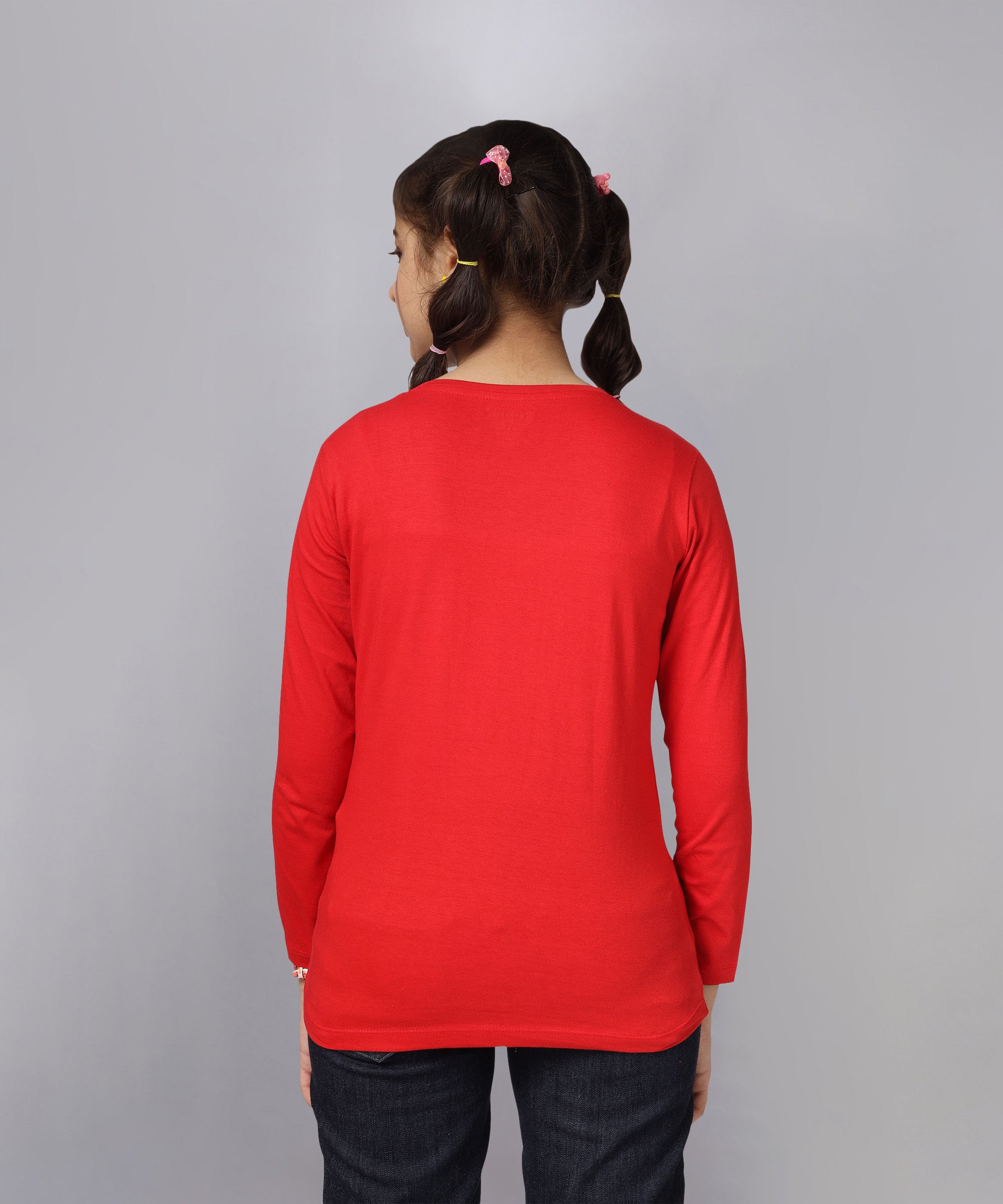 Grils Cotton Full Sleeve Printed T-Shirt (Pack of 3)