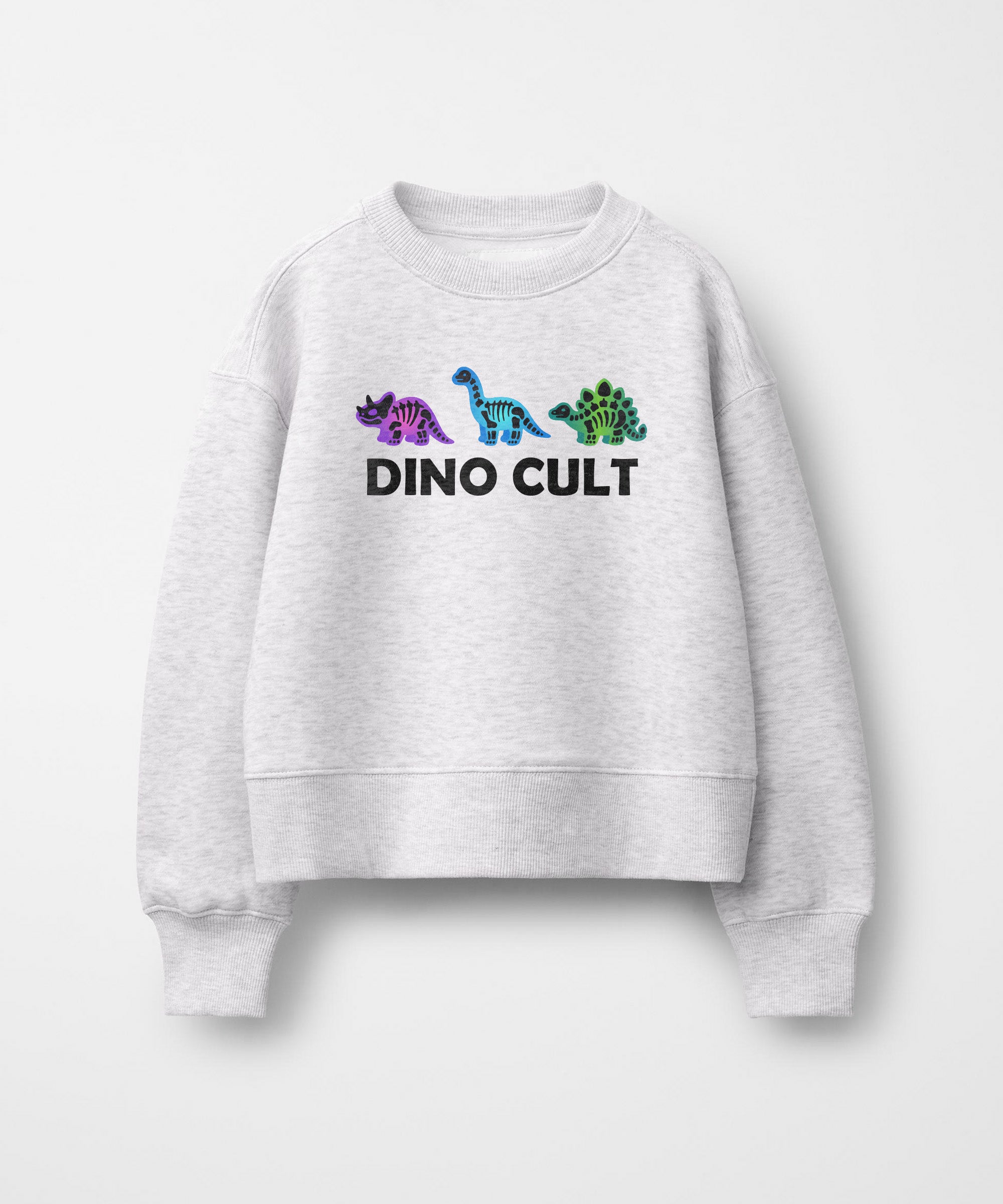 Boys & Girls Full Sleeve Sweatshirt & Pants | Grey Melange