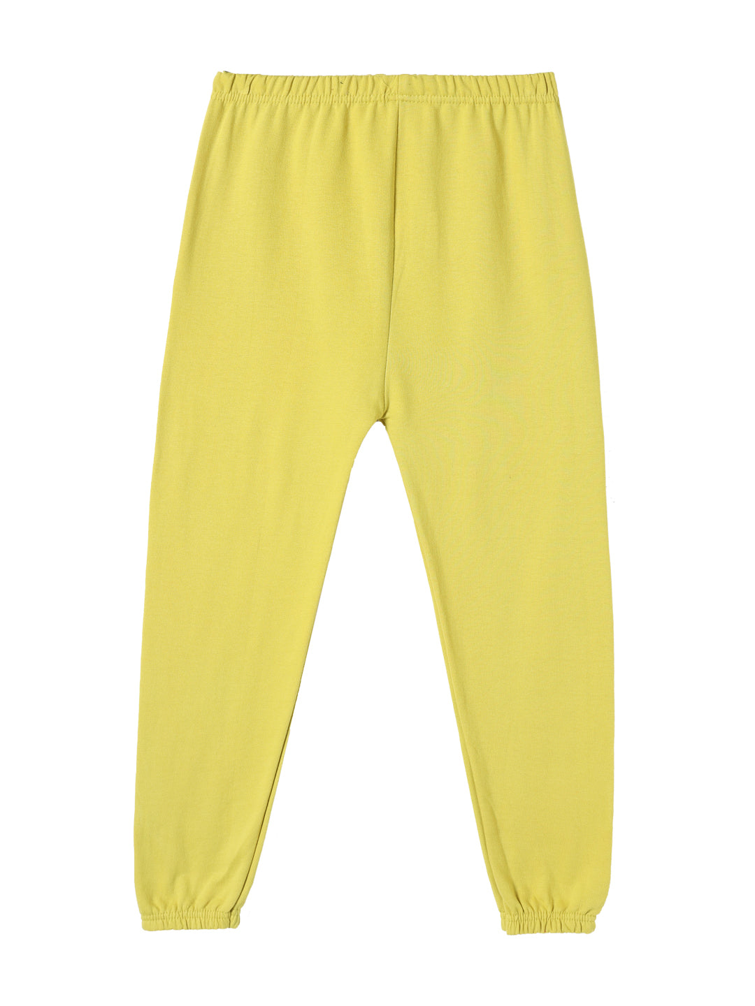 Girls Cotton Printed Cuffed Ankle Track Pant - Multicolor(Pack of 3)