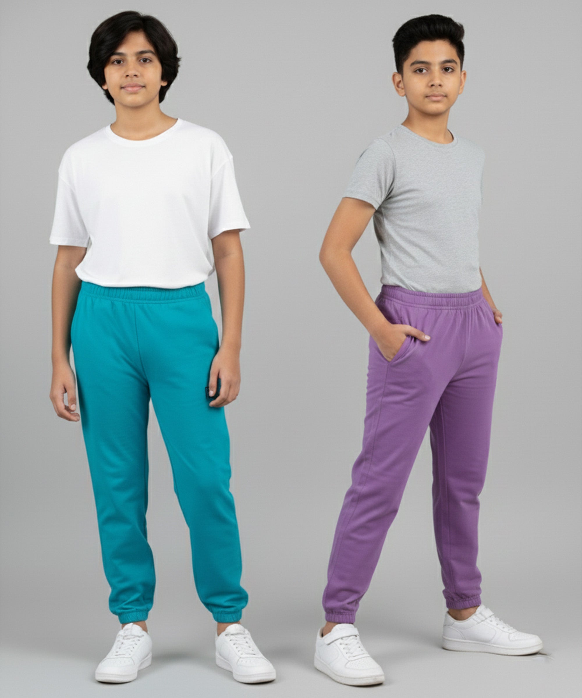 Basic Joggers | Turquoise, Lavender
