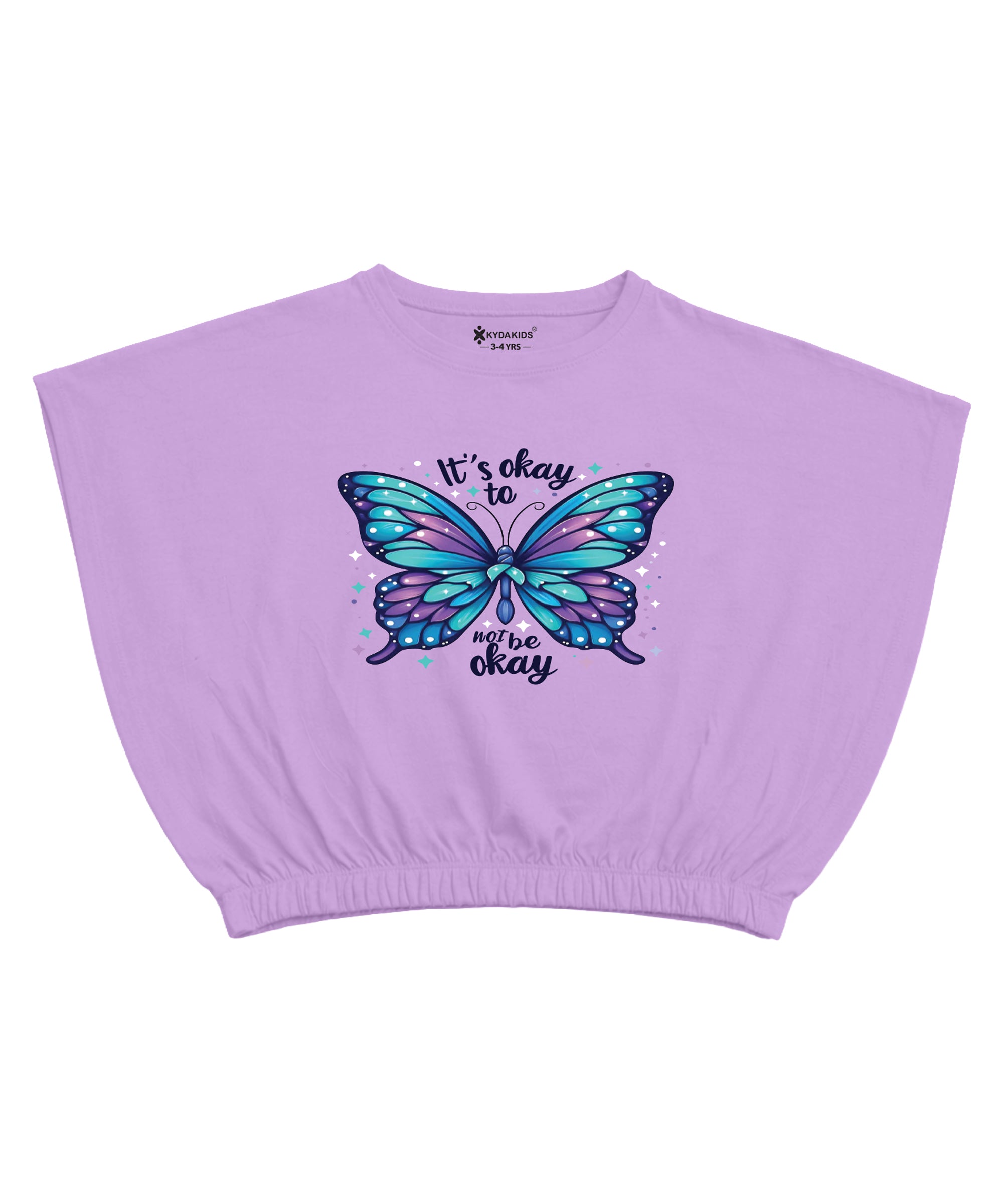 Girls Cotton Printed Top & Shorts Co-Ord Set | Regular Fit