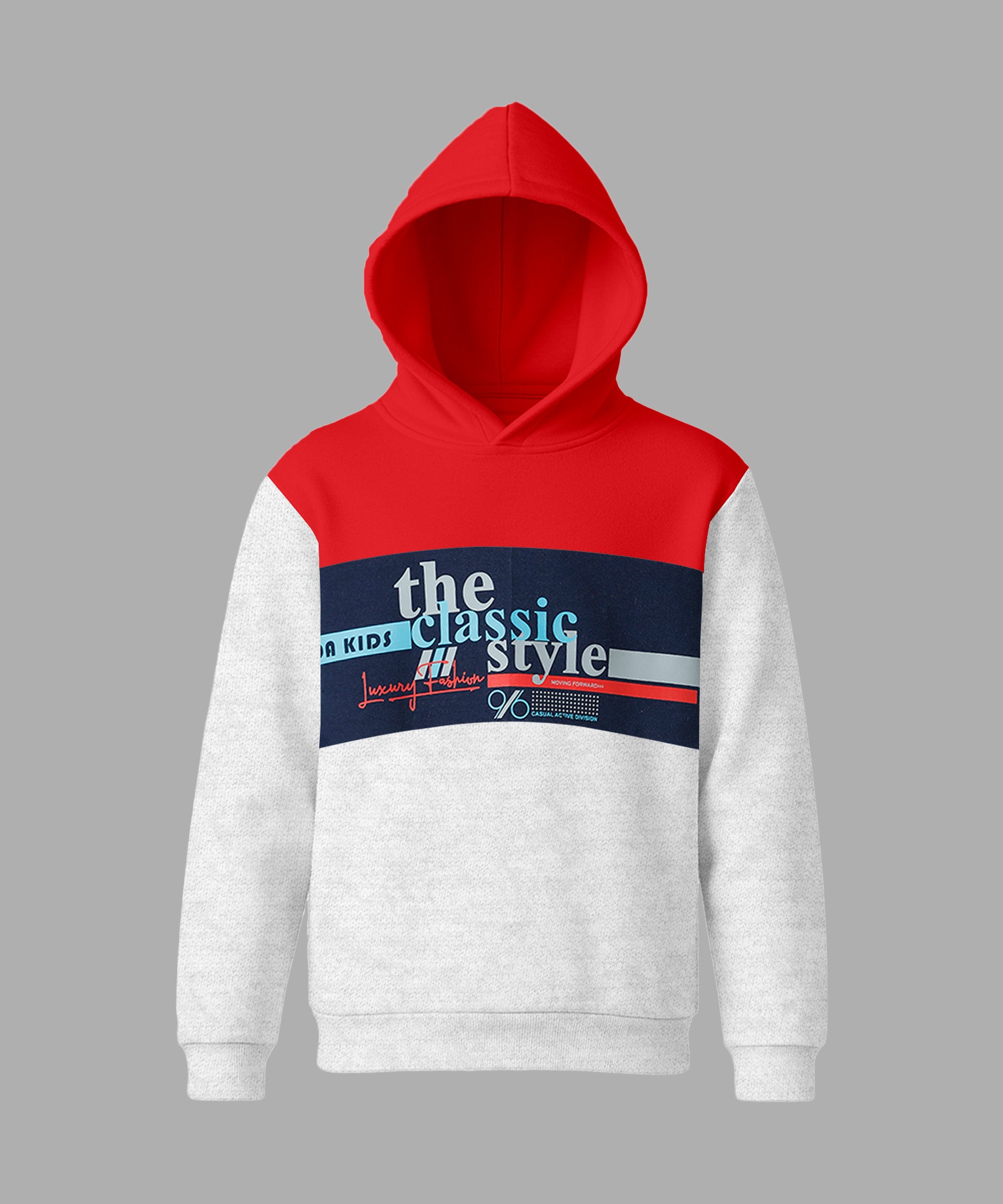 Boys Printed Full Sleeve Hoodie