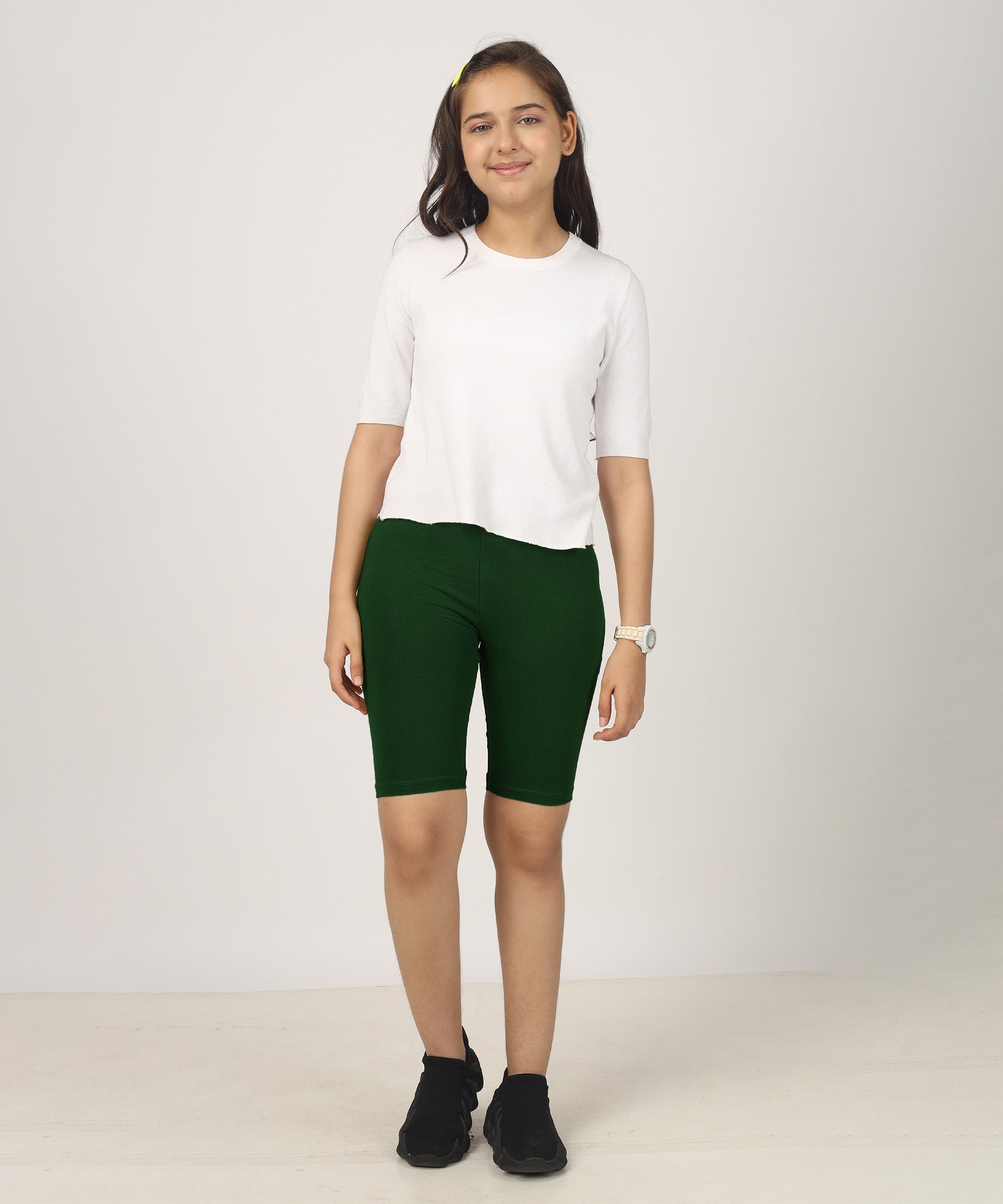 Girls Cycling Shorts | Active Wear (Pack of 2)