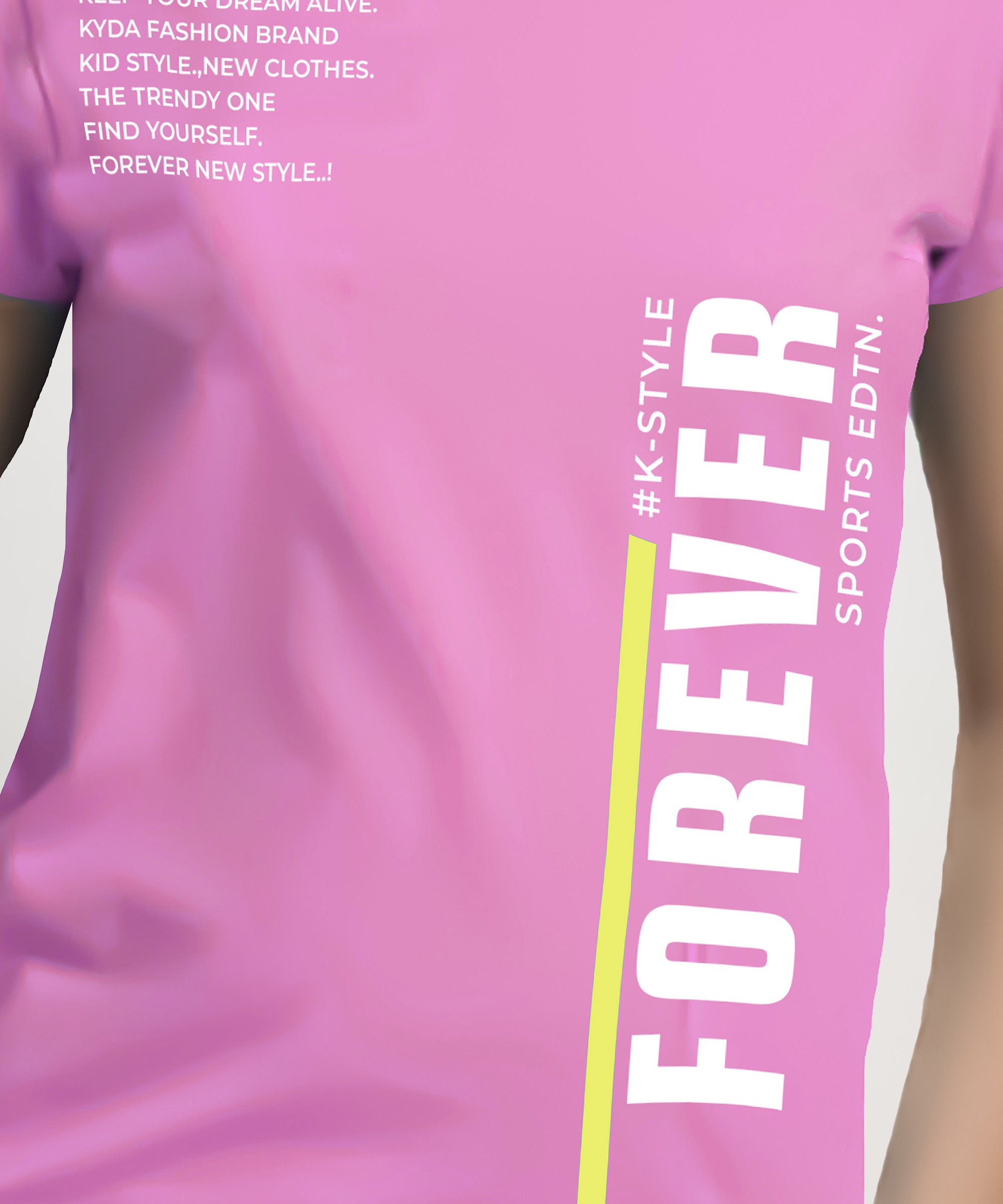 Girls Premium Printed Clothing Set | Pink&Black