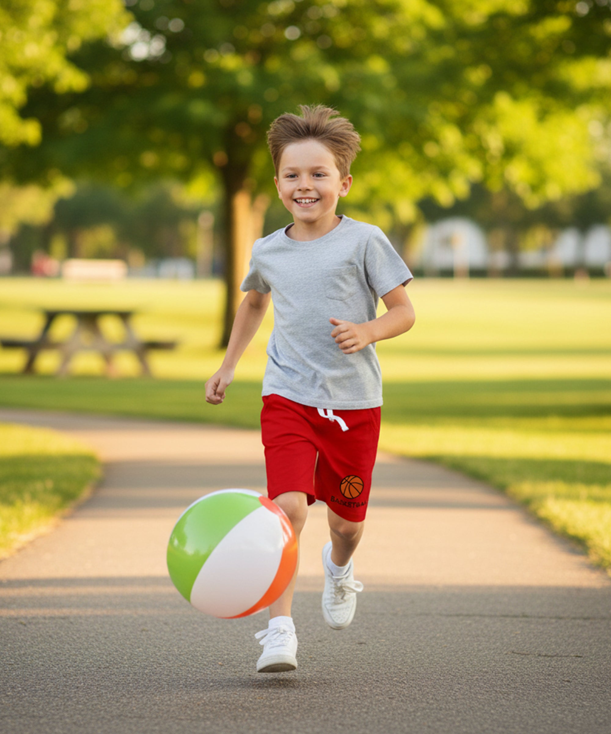 Kids Unisex Cotton Printed Shorts V1 (Pack of 3)