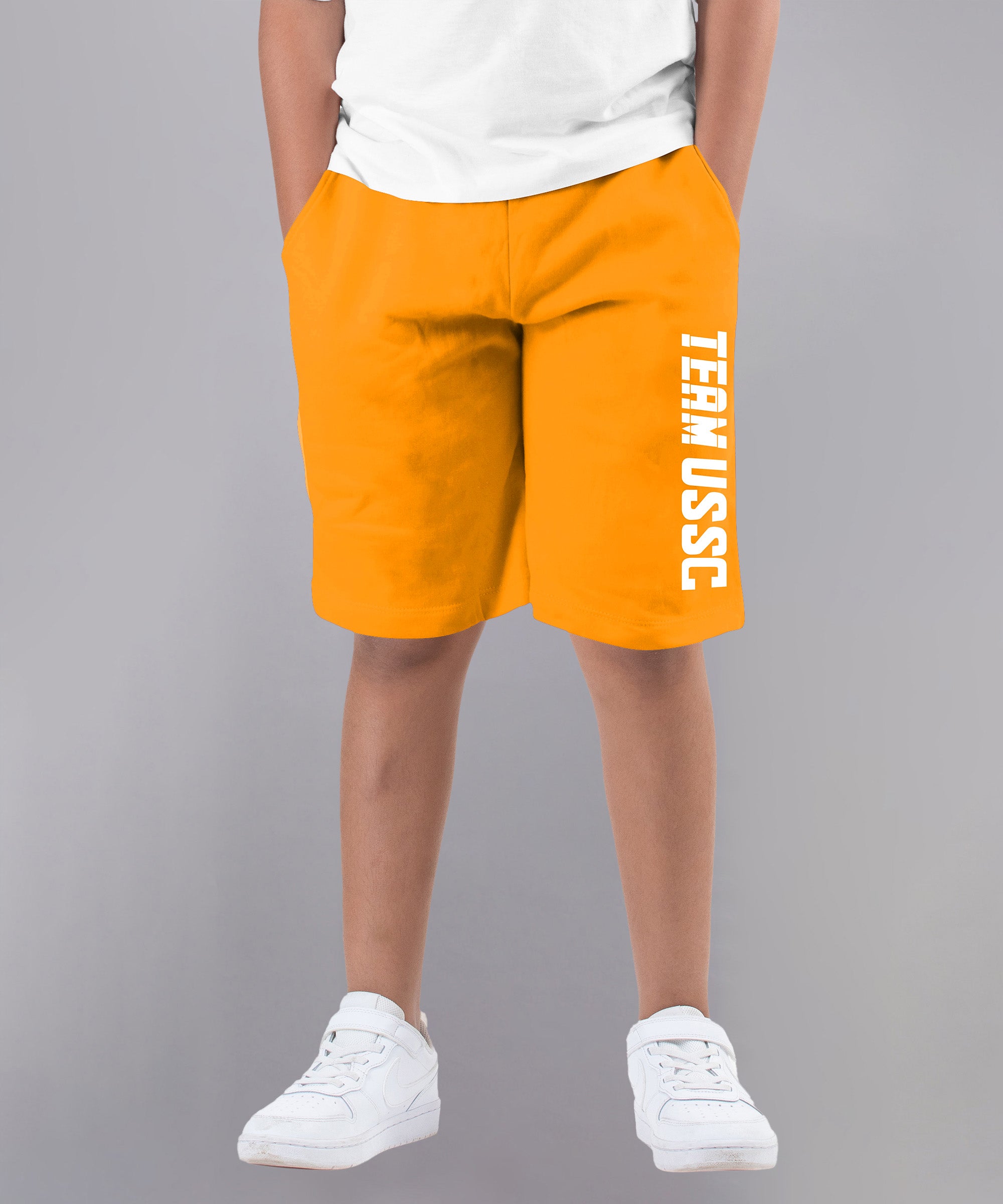 Boys Cotton Printed Bermuda USSC Shorts