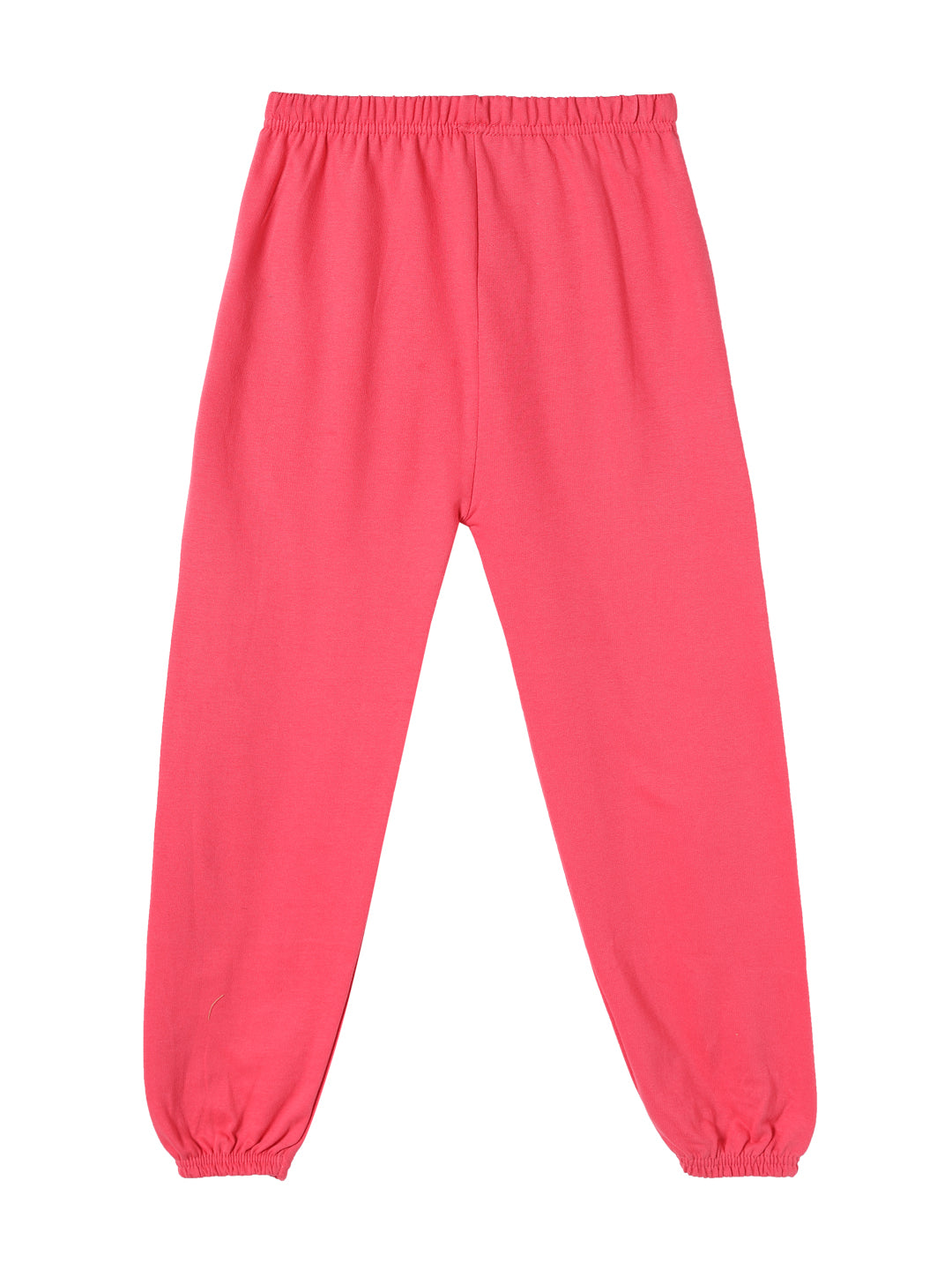 Girls Cotton Printed Cuffed Ankle Track Pant Multicolor- C2 (Pack of 3)