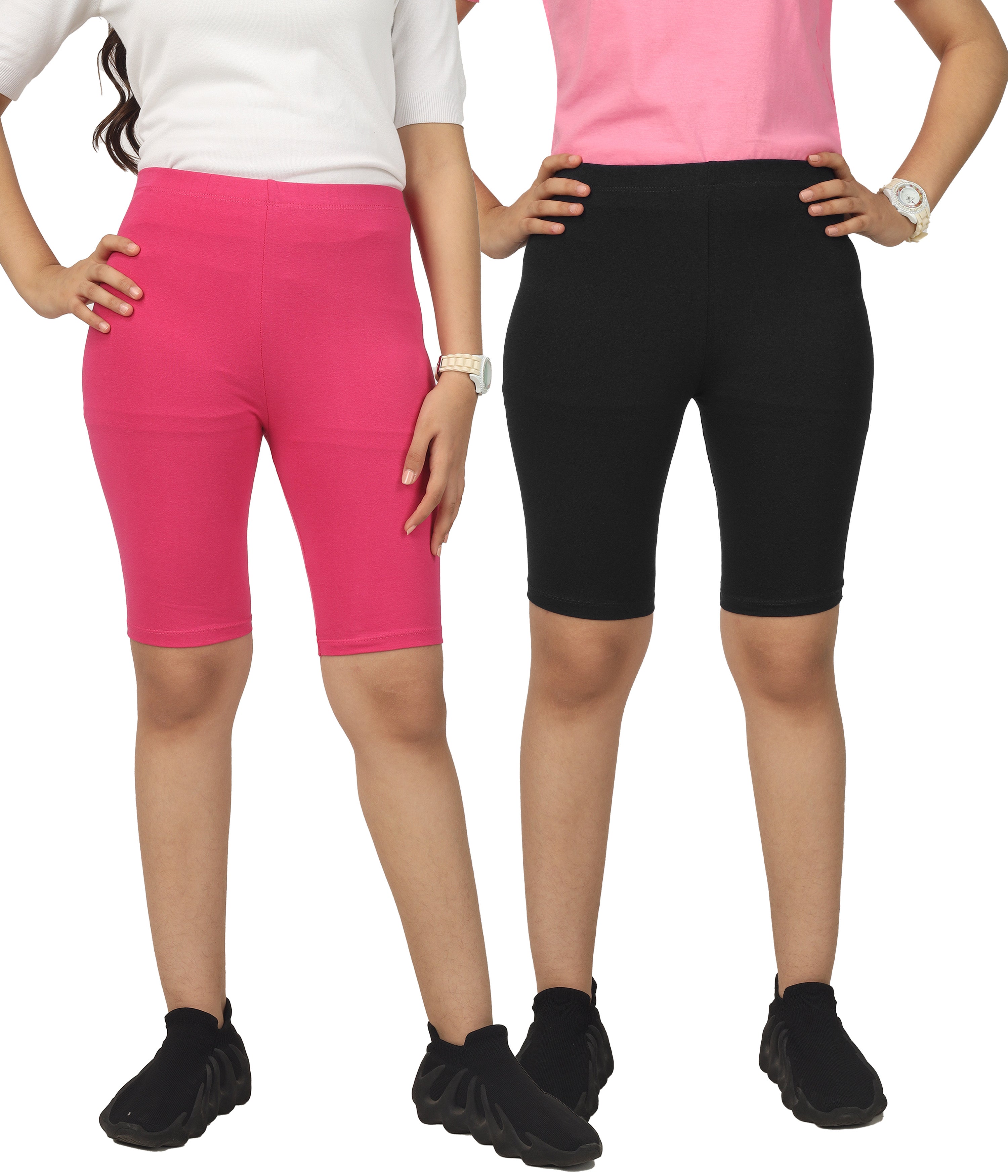 Girls Cycling Shorts | Active Wear (Pack of 2)