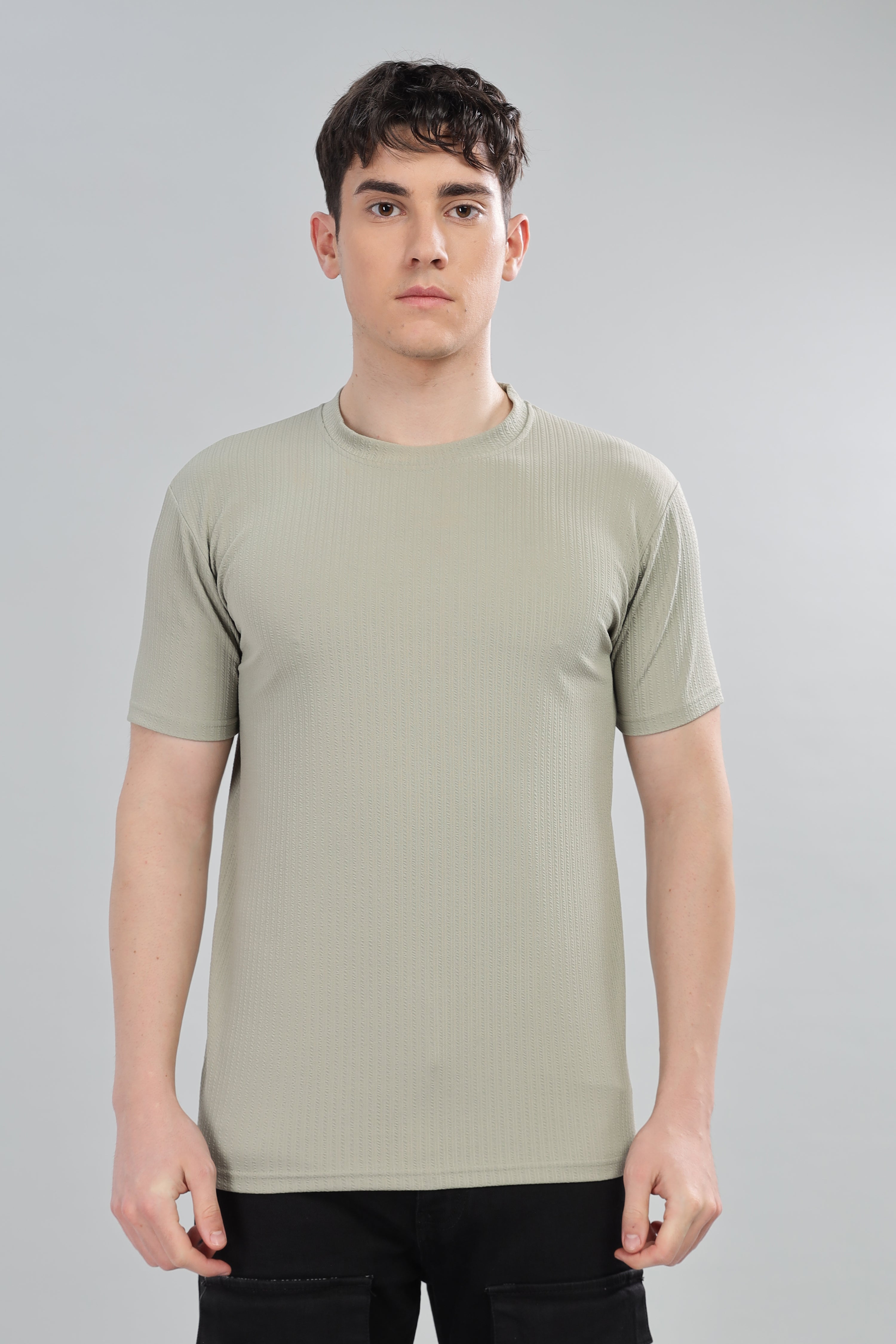 SHODOX®Mens Solid Polycotton Round Neck Half Sleeve Regular fit Tshirt (Pack of 1)