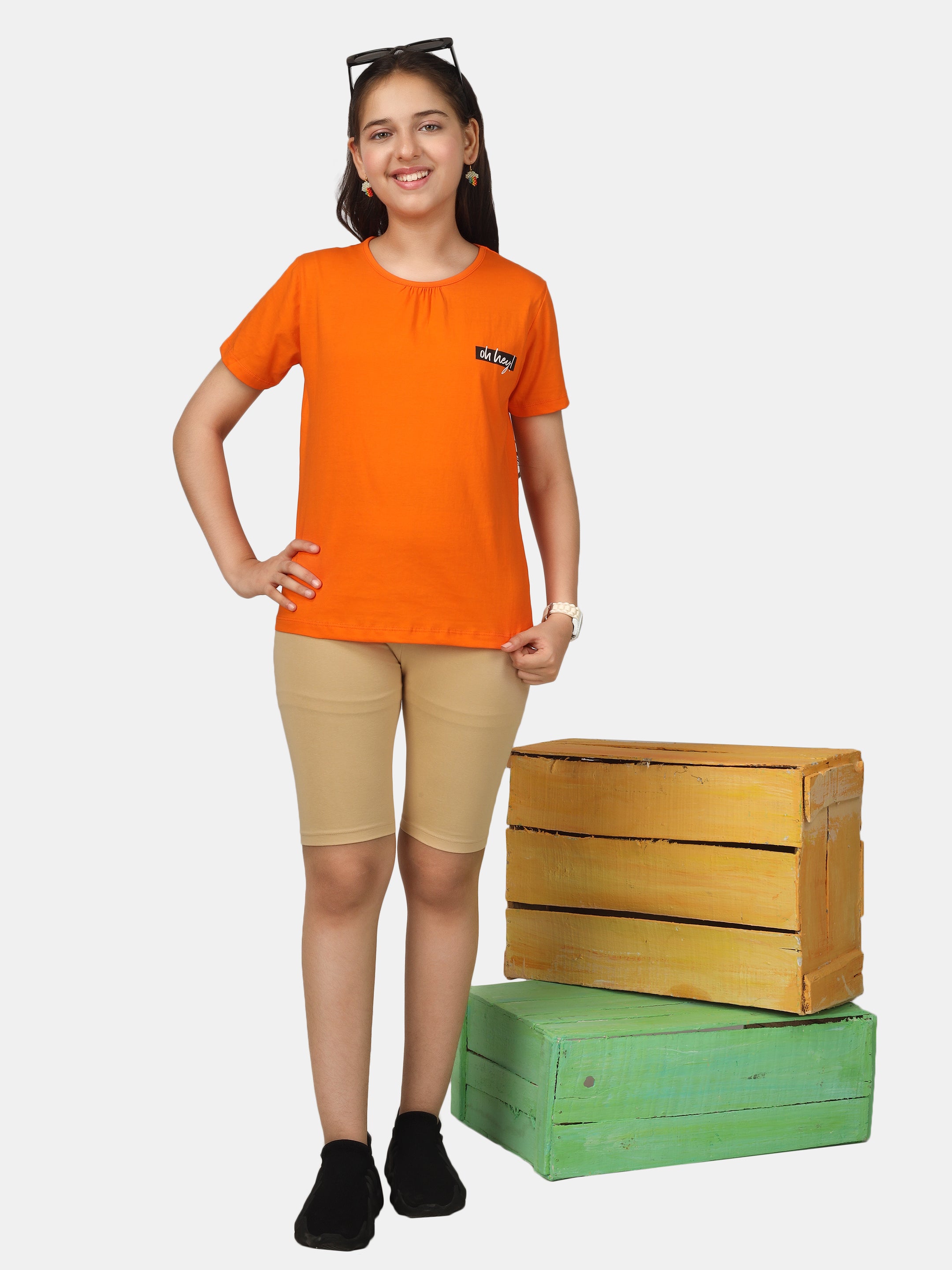 Girls Cycling Shorts | Active Wear (Pack of 2)