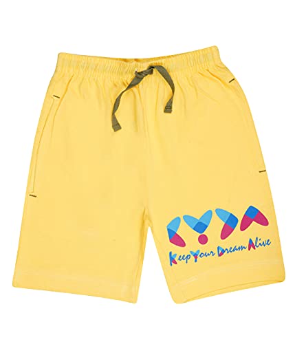 Kids Unisex Green-Yellow Desert Printed Regular Fit Vintage Trousers (Pack of 2)