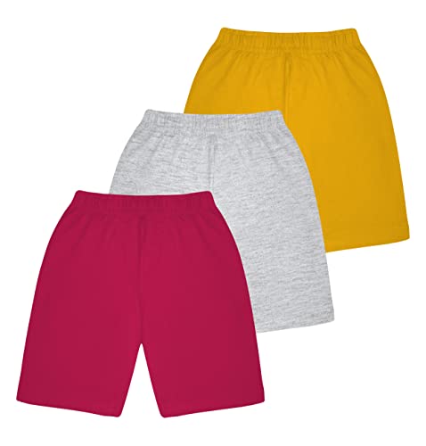 Girls Printed Shorts (Pack of 3)