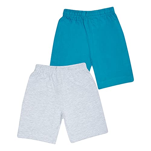 Kids Unisex Blue-Melange Desert Printed Regular Fit Vintage Trousers (Pack of 2)