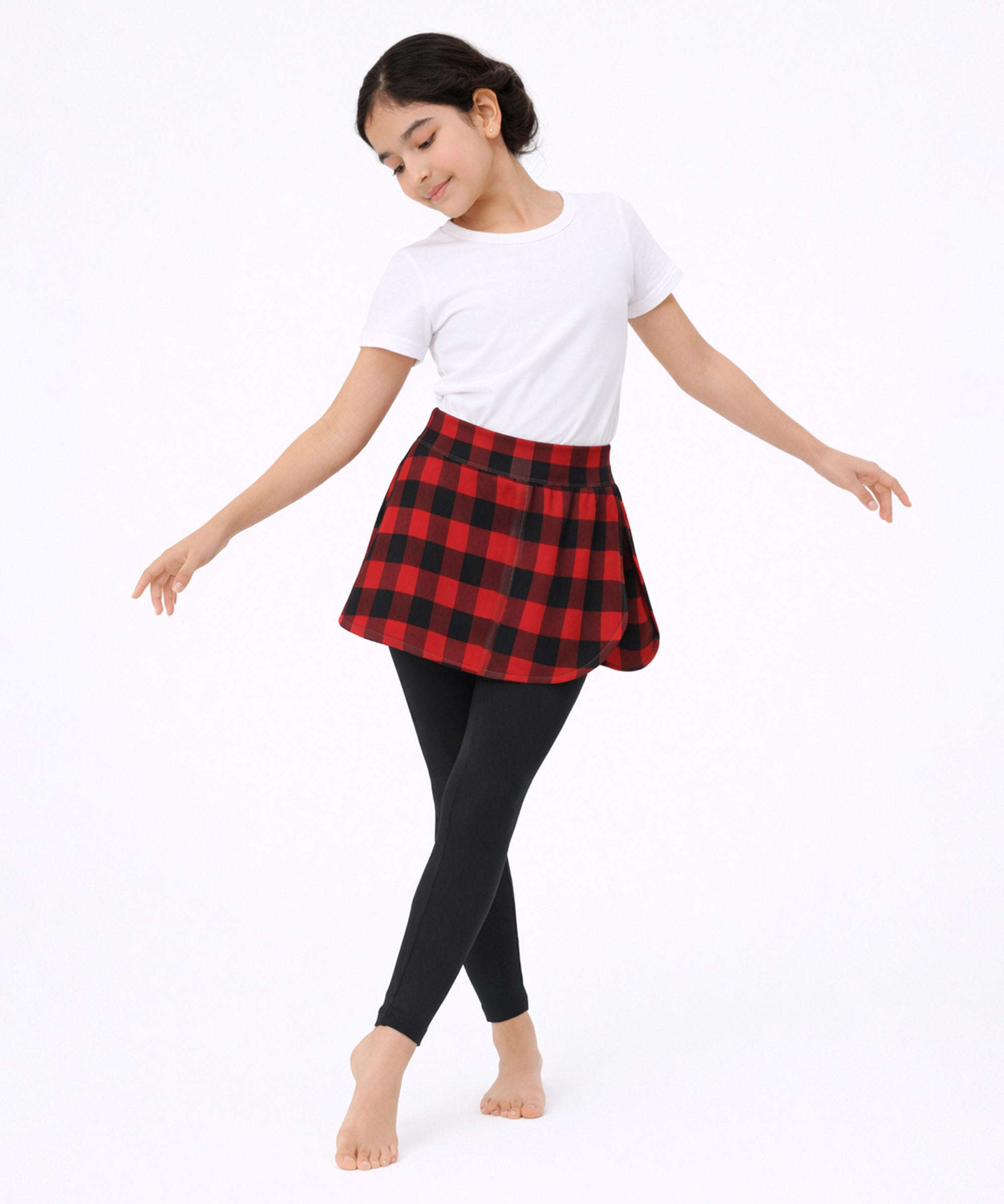 Girls Cotton Stretch Skeggings | 2-in-1 Comfort Fit | Sports & Casual Wear