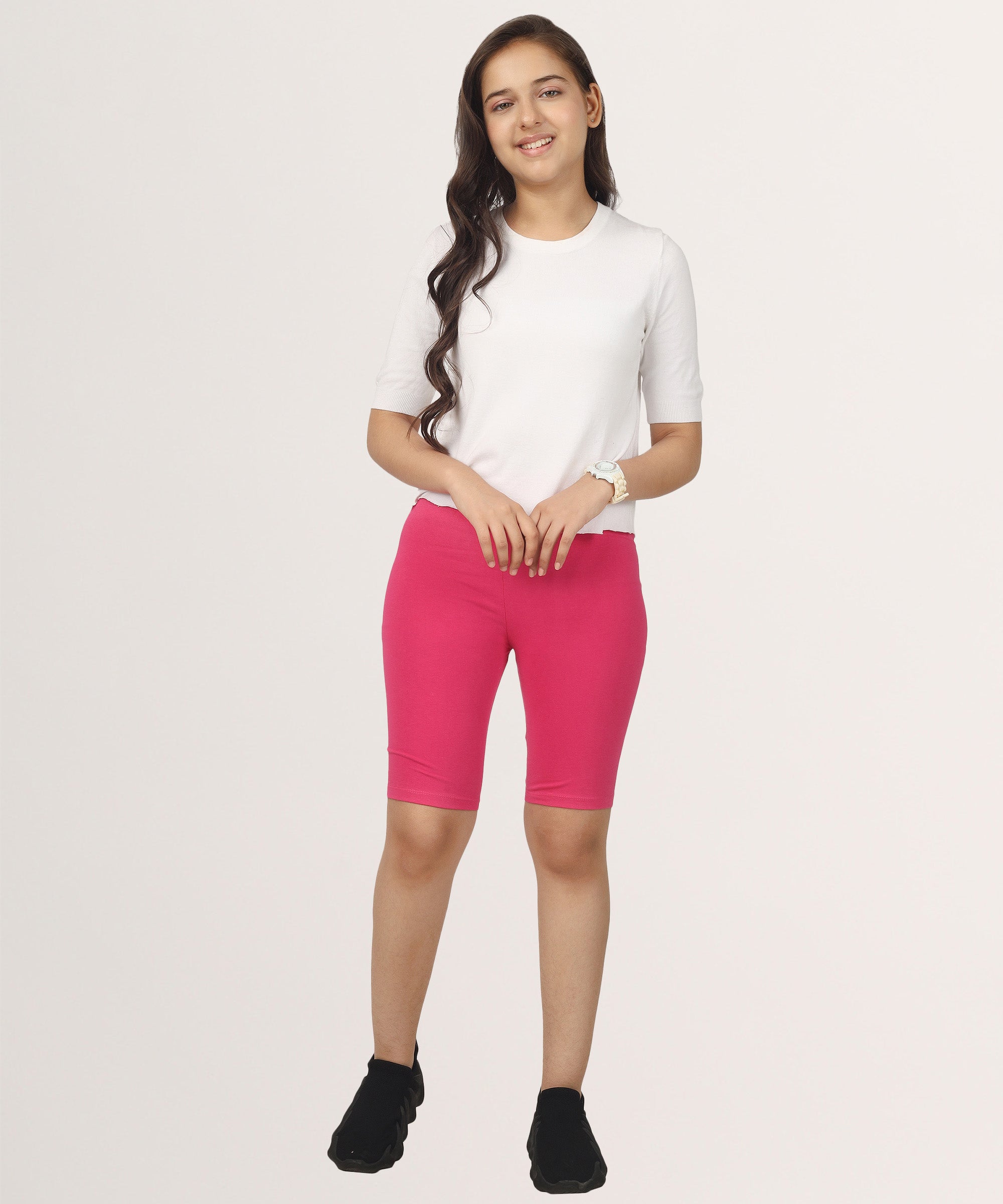 Girls Cycling Shorts | Active Wear (Pack of 2)