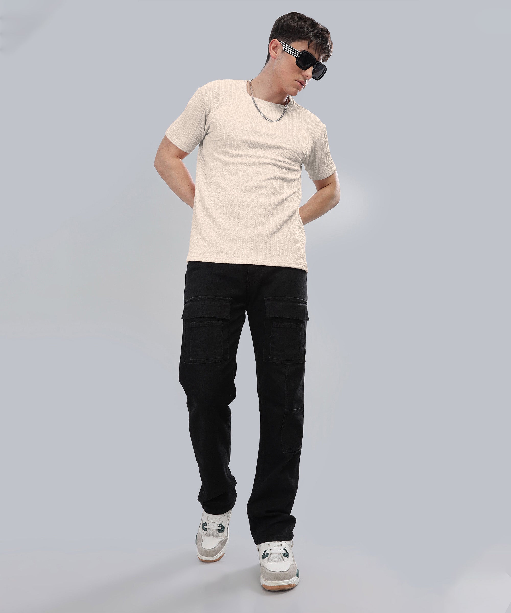 Textured T-Shirt: Regular fit