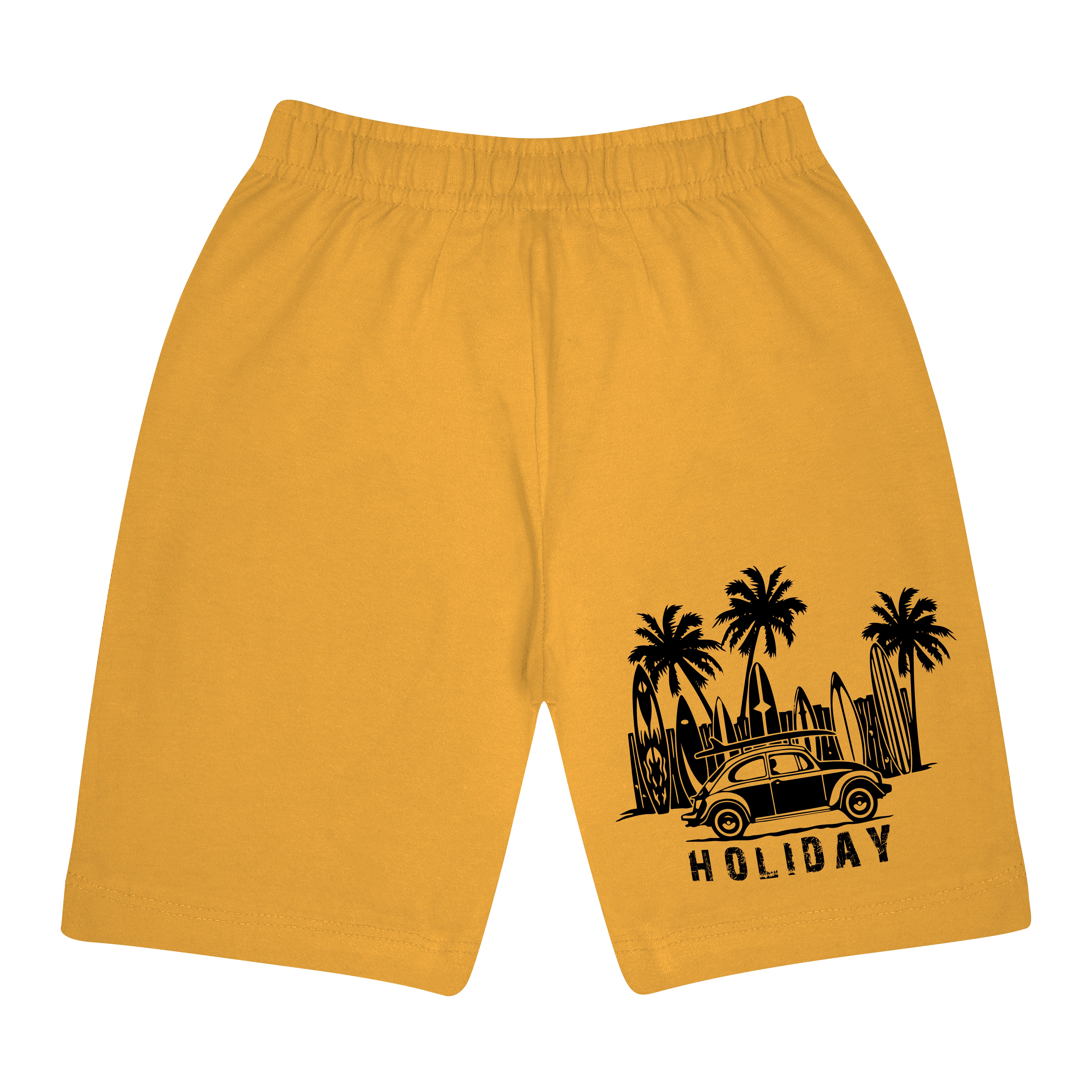 Boys Cotton Printed Shorts V3 (Pack of 4)