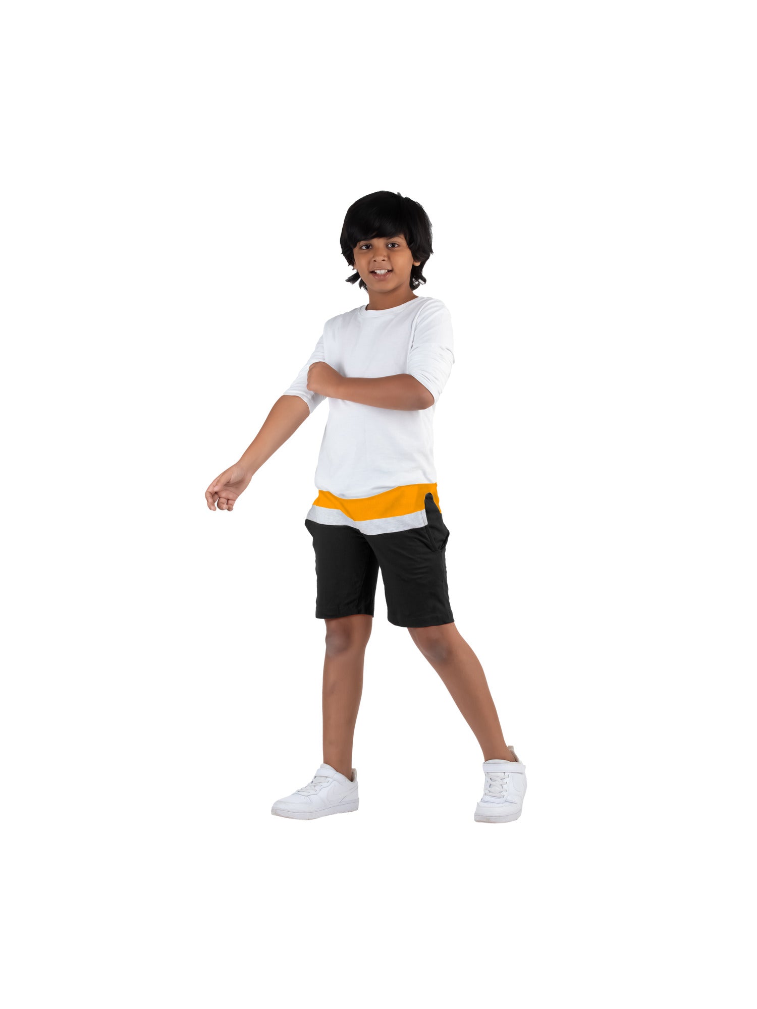 Boys and Girls Cotton Printed Shorts - Regular Fit Multicolor Shorts for Unisex (Pack of 3)